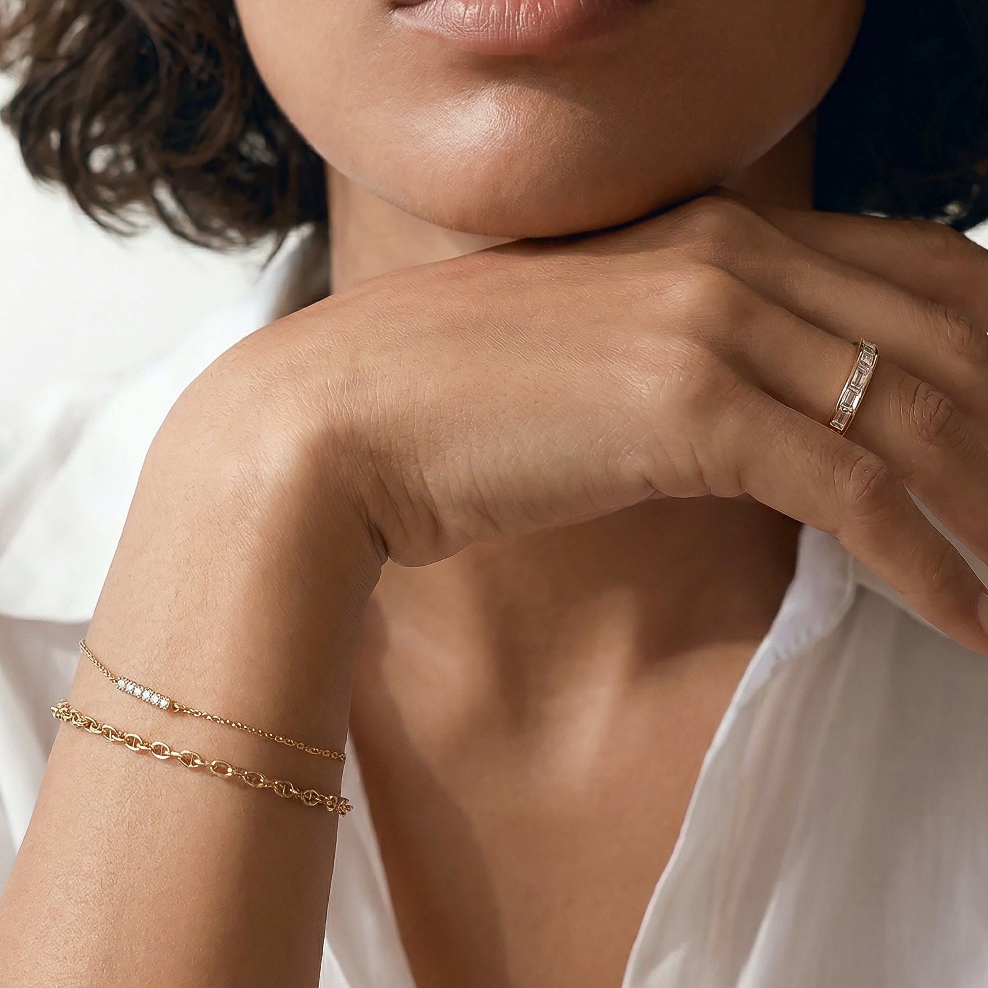 With Clarity The Serena Stacker Bracelet