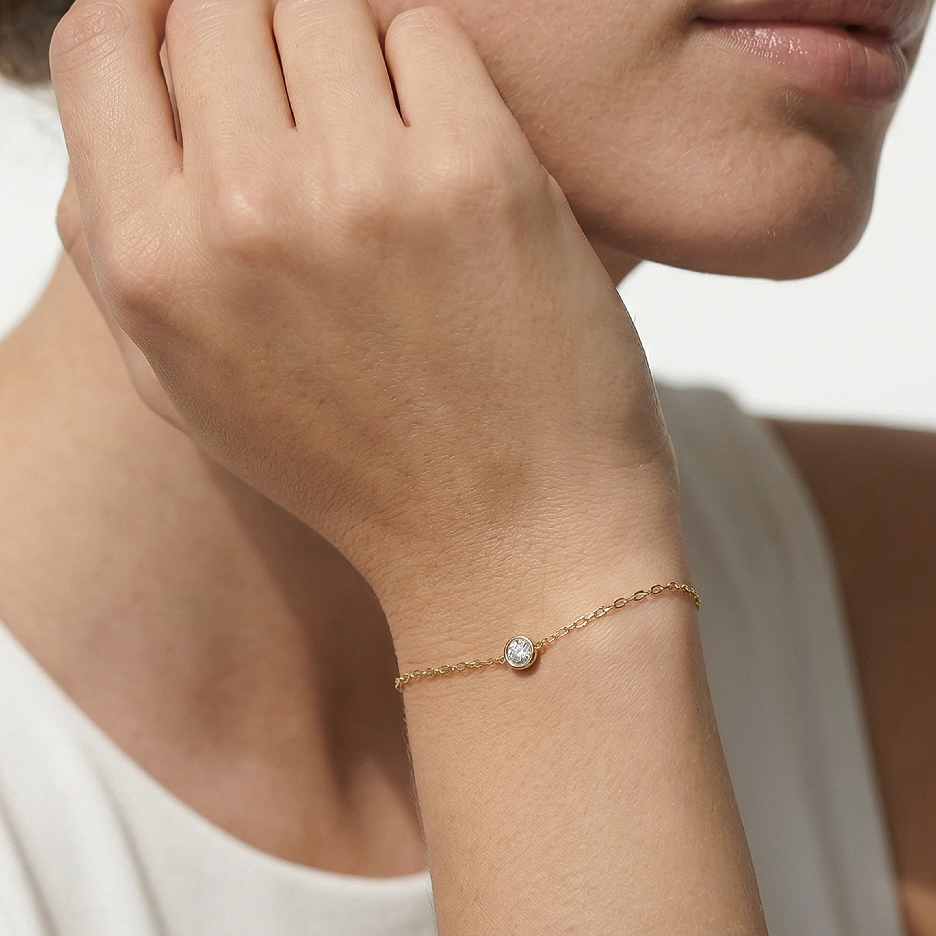 With Clarity The Jane Bezel Bracelet
