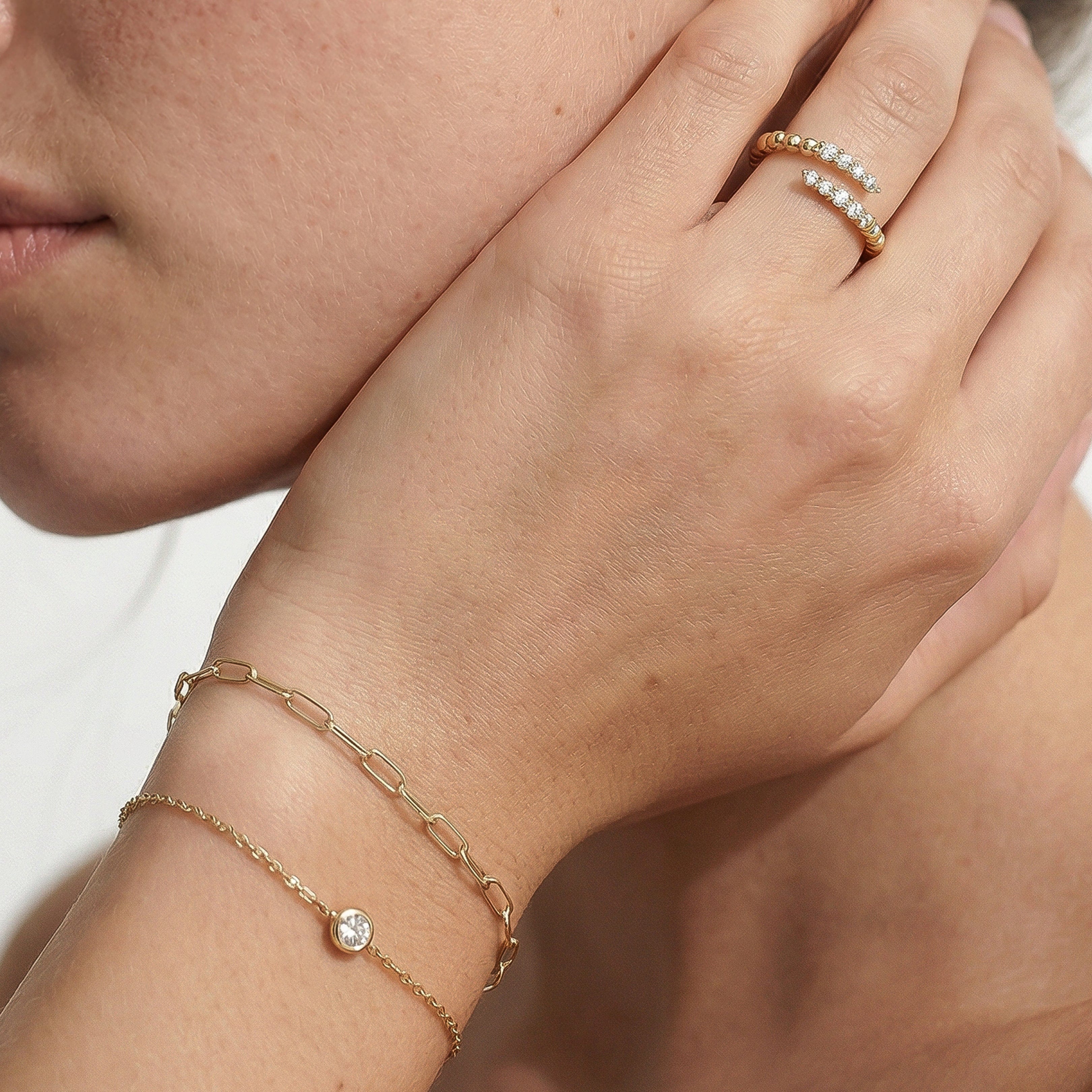 With Clarity The Jane Bezel Bracelet