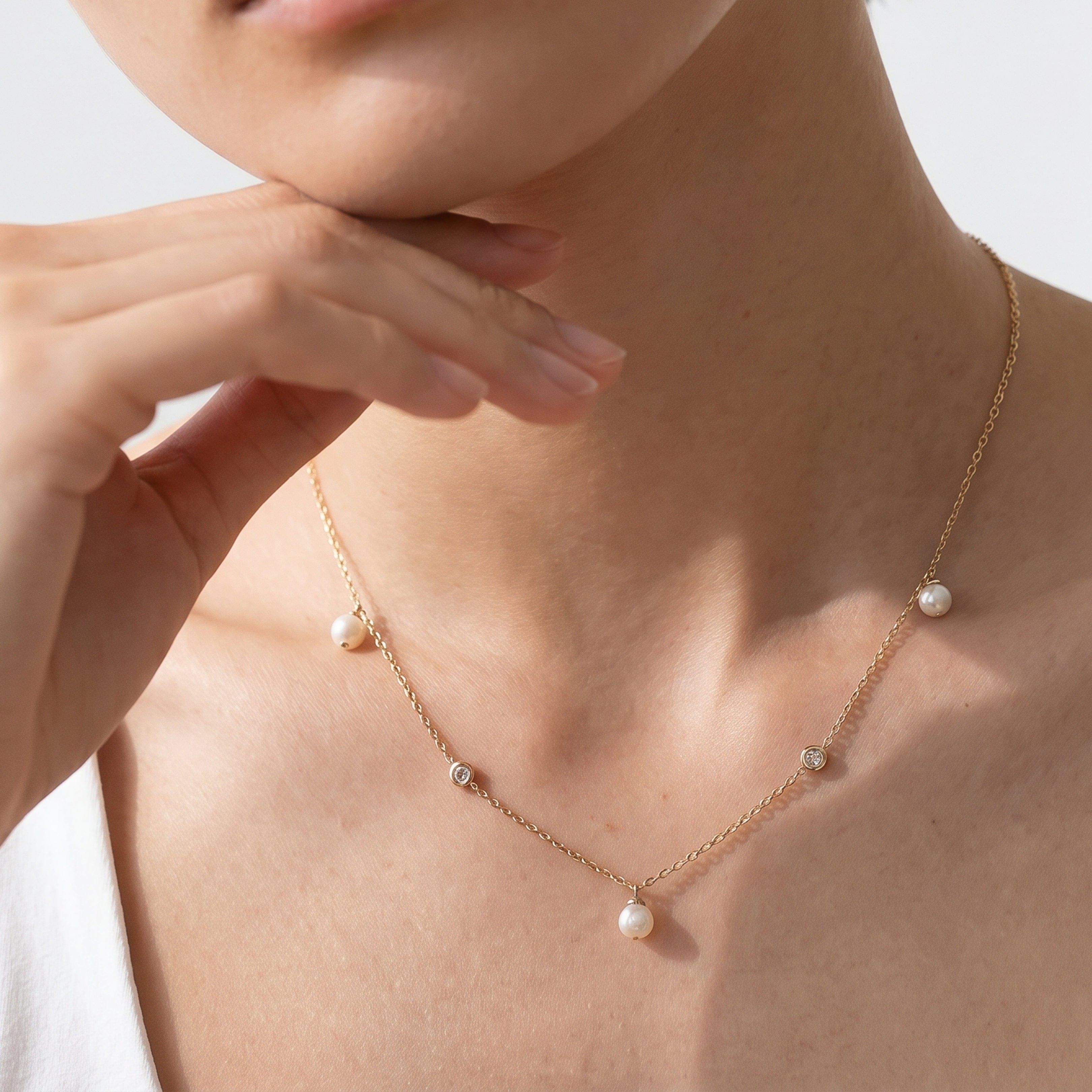 With Clarity The Romy Station Necklace