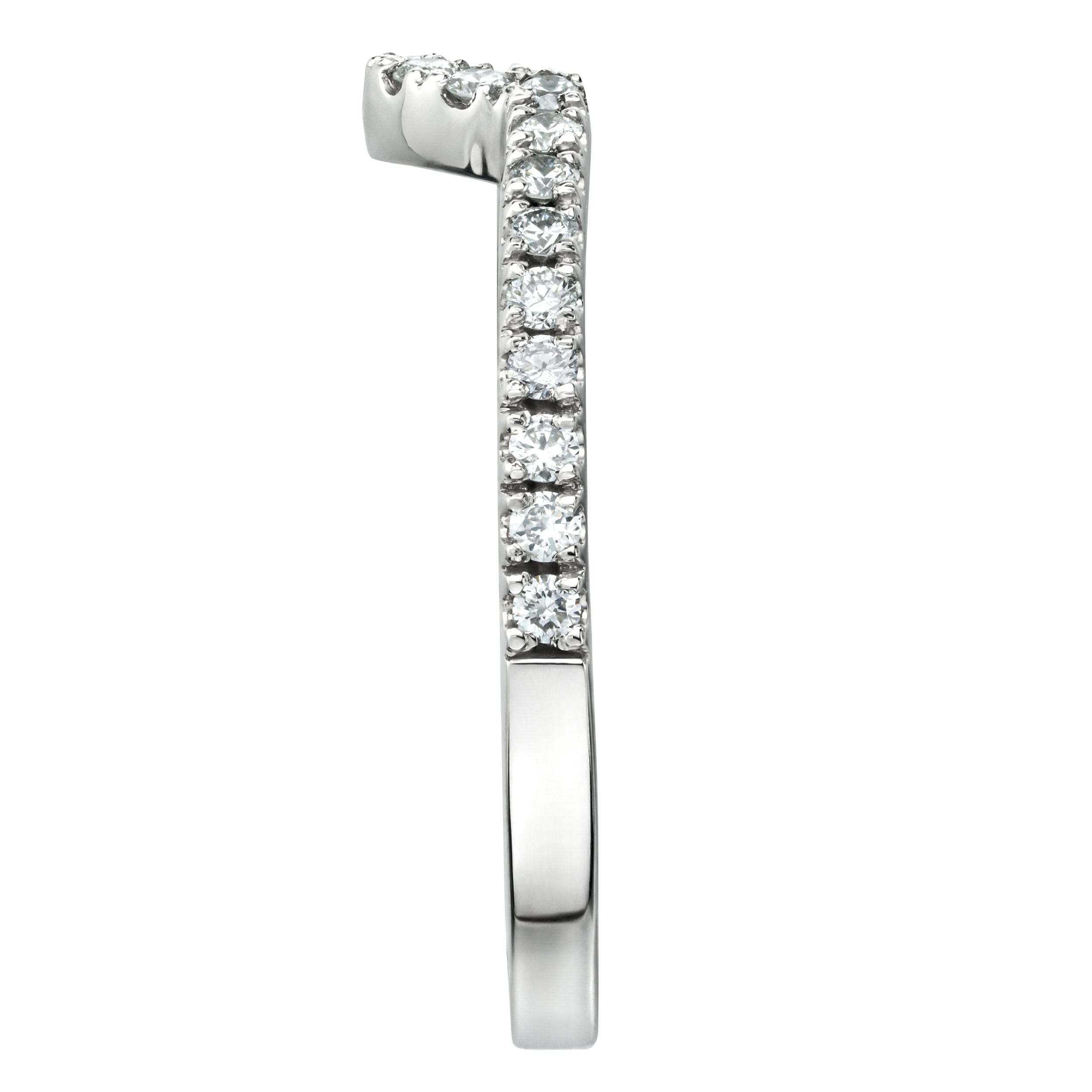 Diamond Diana Matching Wedding Band 0.40 ct G/Si Diamond in 18K White Gold