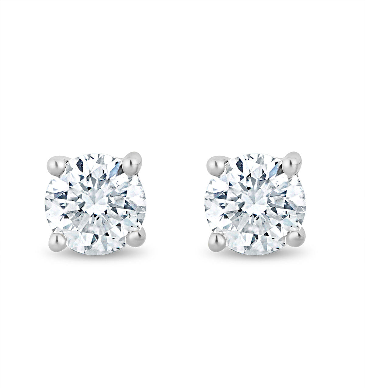 Diamond Lab Diamond Studs Earrings 0.30ct H/Si Quality in 9K Gold - 3.6 mm