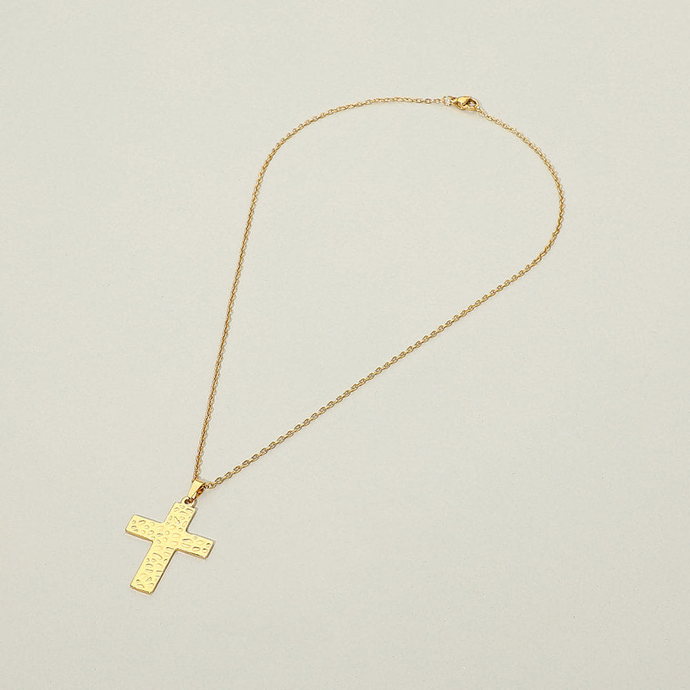 CROSS 12PCS - Stainless Steel Cross Pendant Necklaces