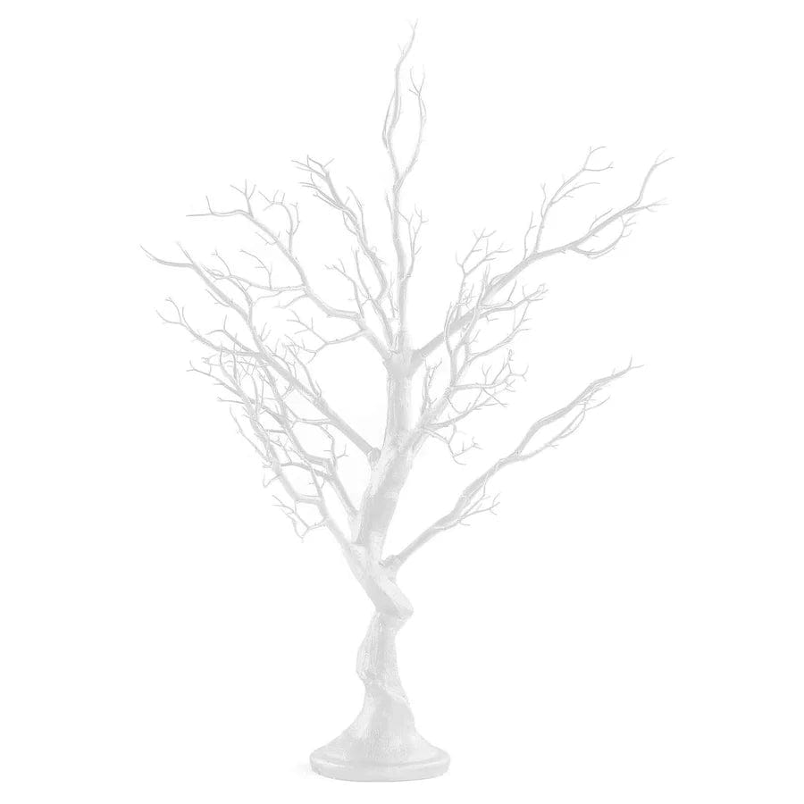 WHITE* Manzanita Tree Centerpiece White with 8 Acrylic Bead Chains & Event Displays 34"