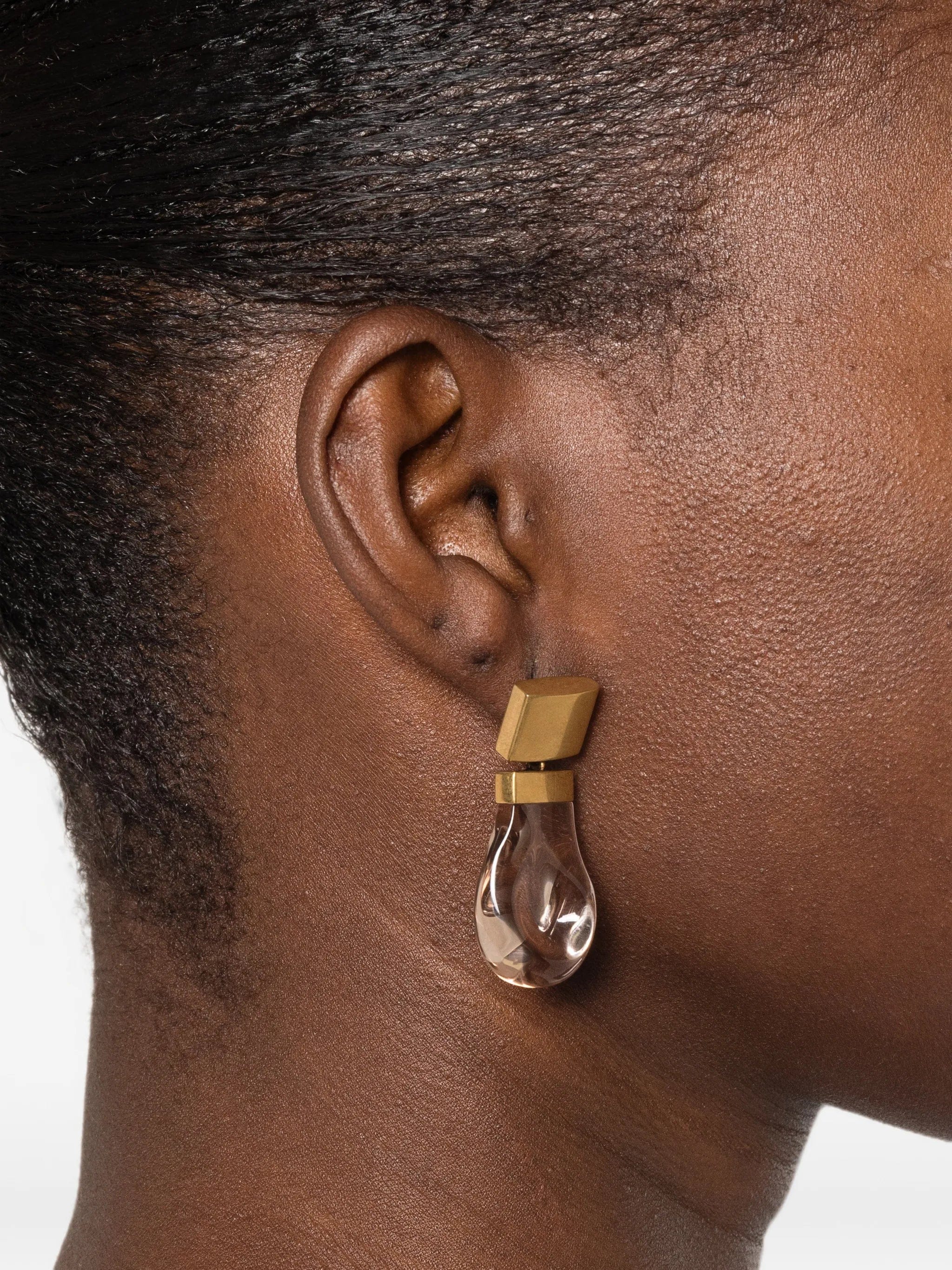 Khaite Keefe resin drop earrings