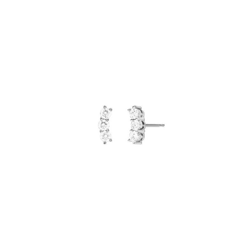 Melissa Kaye 18K Gold Aria Triplet Stud Mini - E1714A