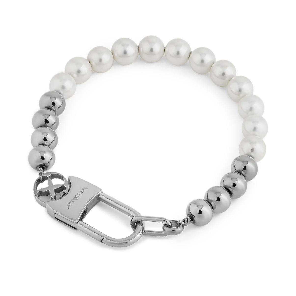 Vitaly Keshi 3.0 Bracelet Stainless Steel/Pearl