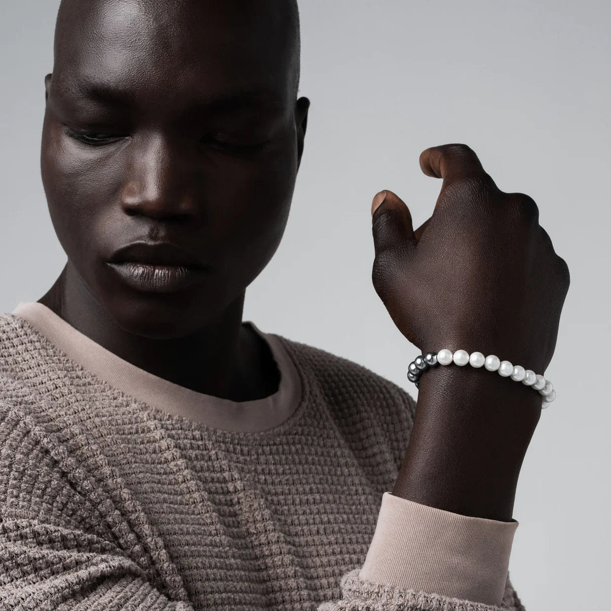 Vitaly Keshi 3.0 Bracelet Stainless Steel/Pearl