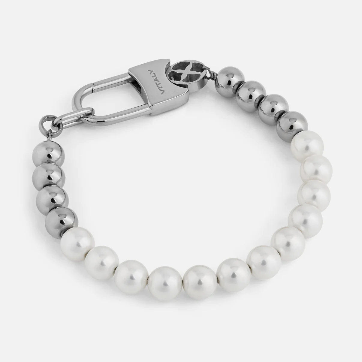 Vitaly Keshi 3.0 Bracelet Stainless Steel/Pearl