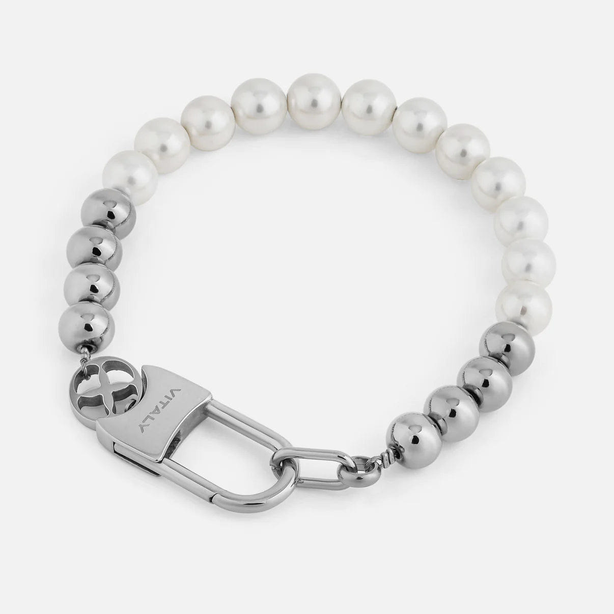 Vitaly Keshi 3.0 Bracelet Stainless Steel/Pearl