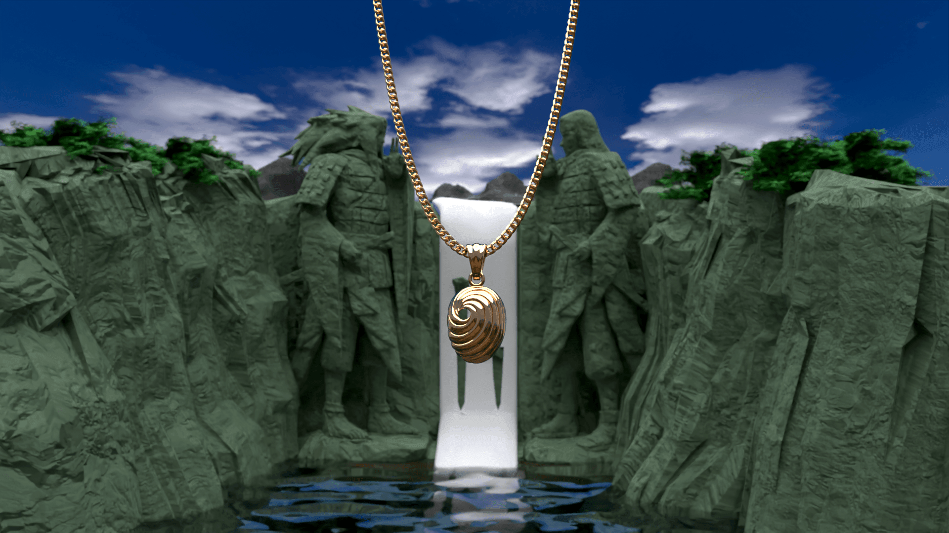 Misterverse Naruto™ Tobi Mask Pendant