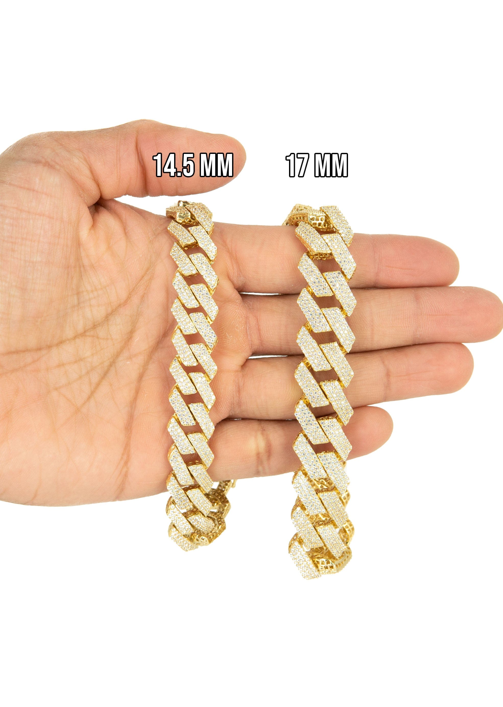 Manufacturer 43 Silver Gold Prong Set Bracelet