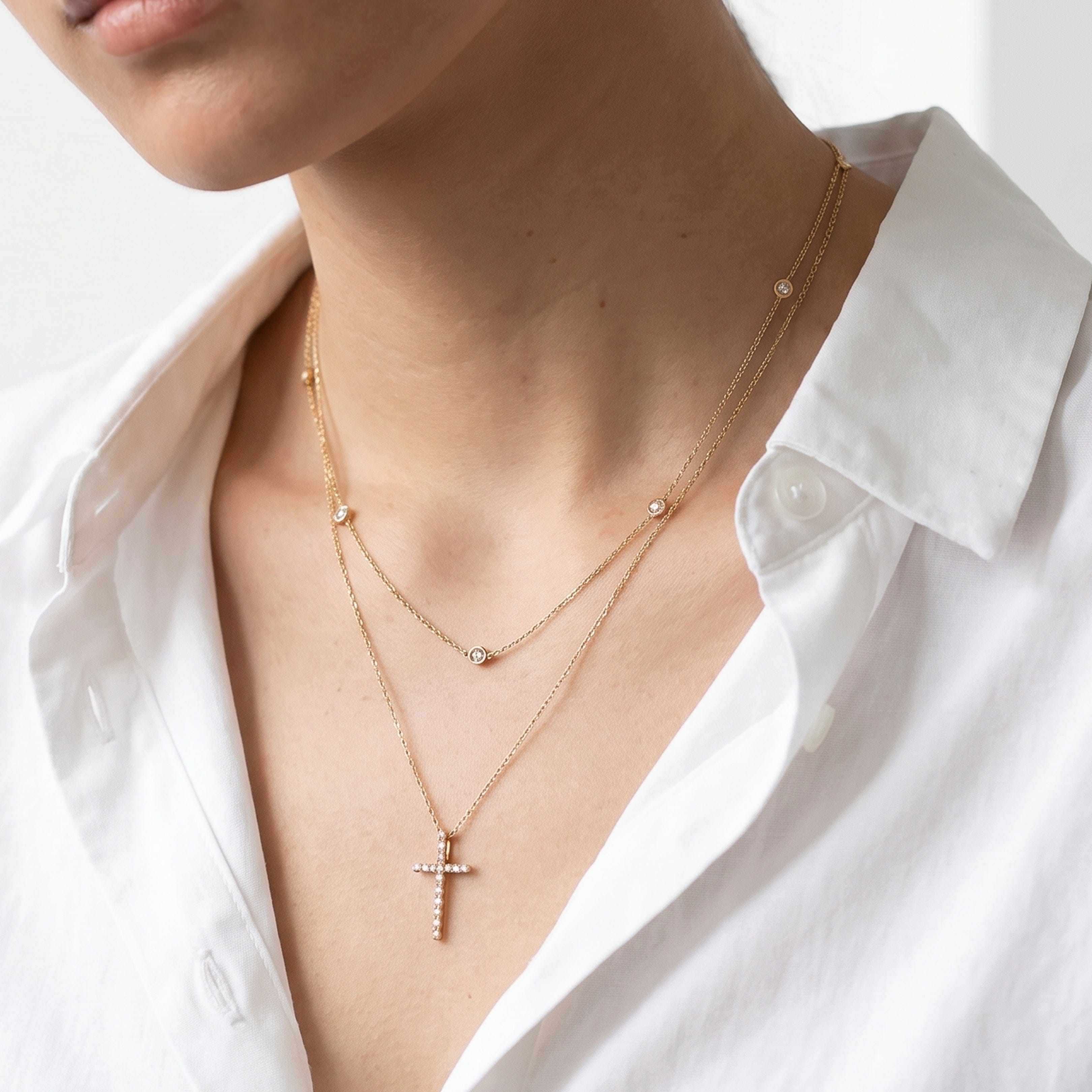 With Clarity The Eliza Station Necklace