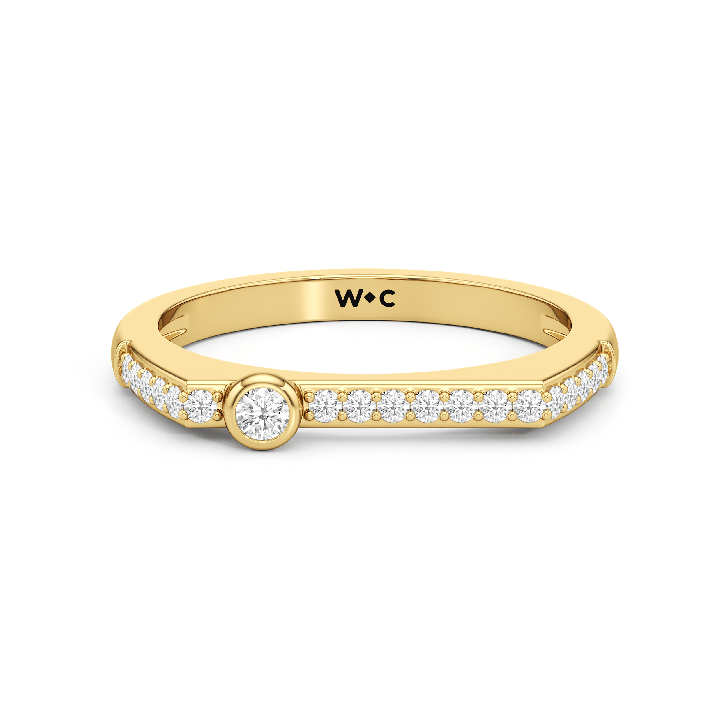 RING The Scottie Round Stacker Ring