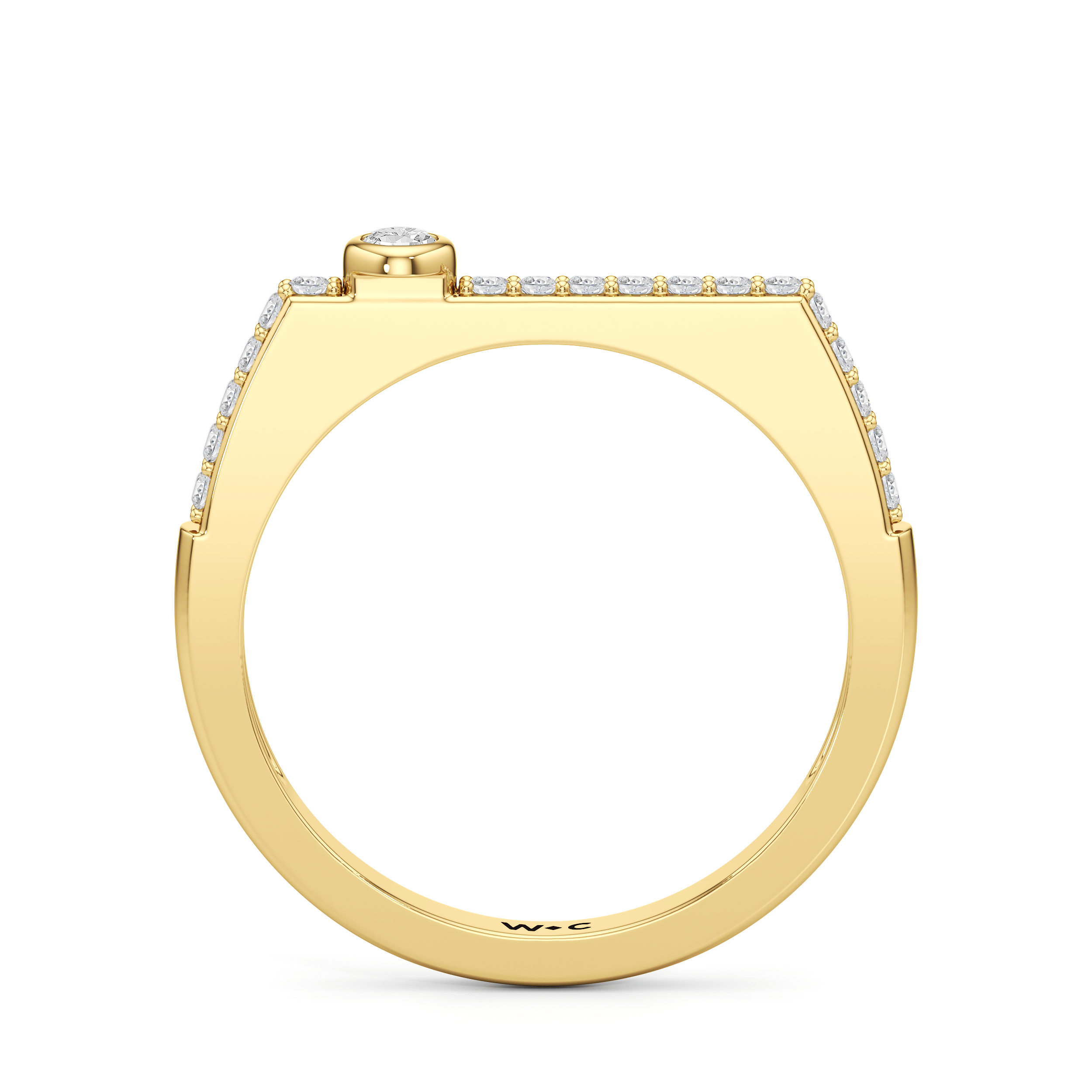 RING The Scottie Round Stacker Ring