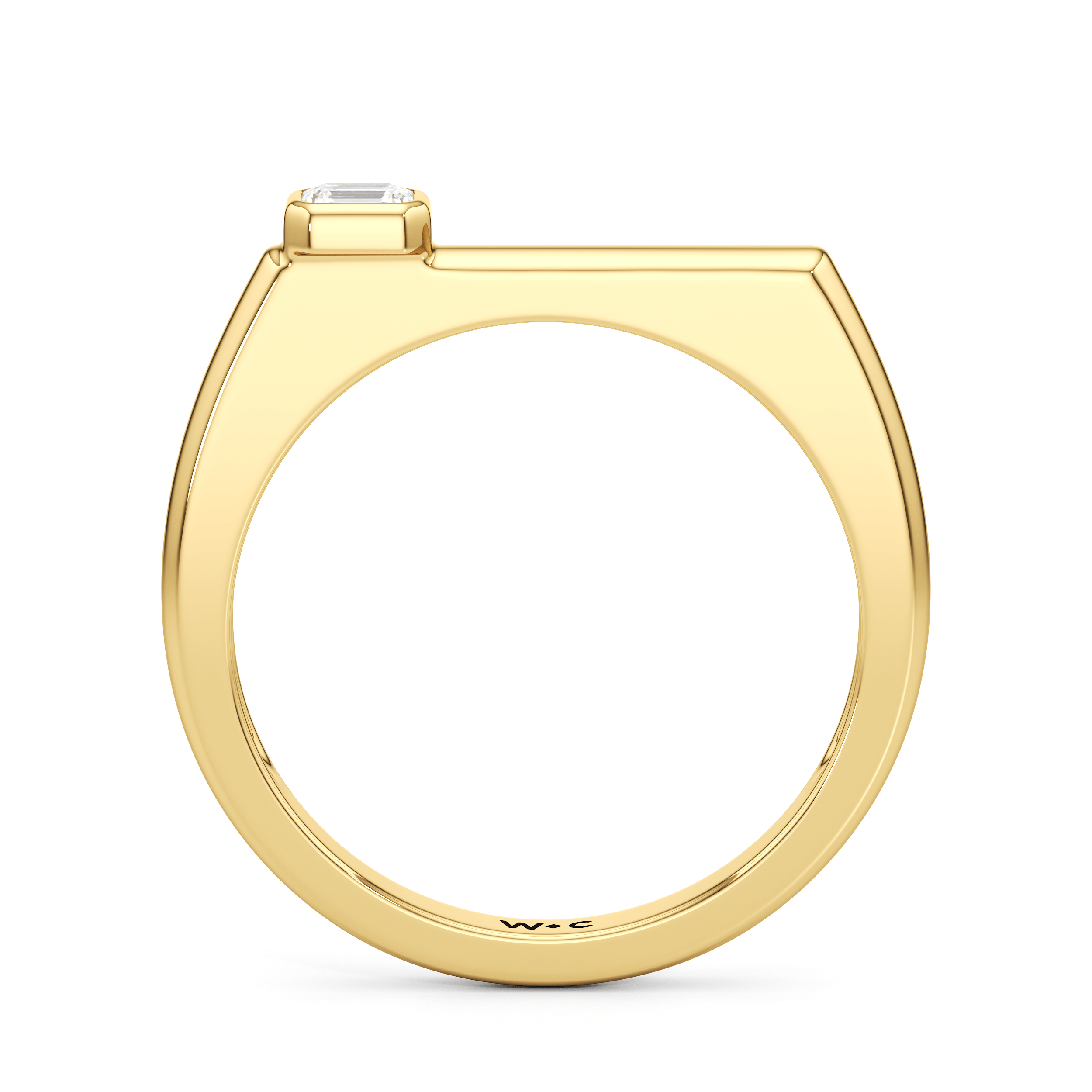 RING The Scottie Emerald Stacker Ring
