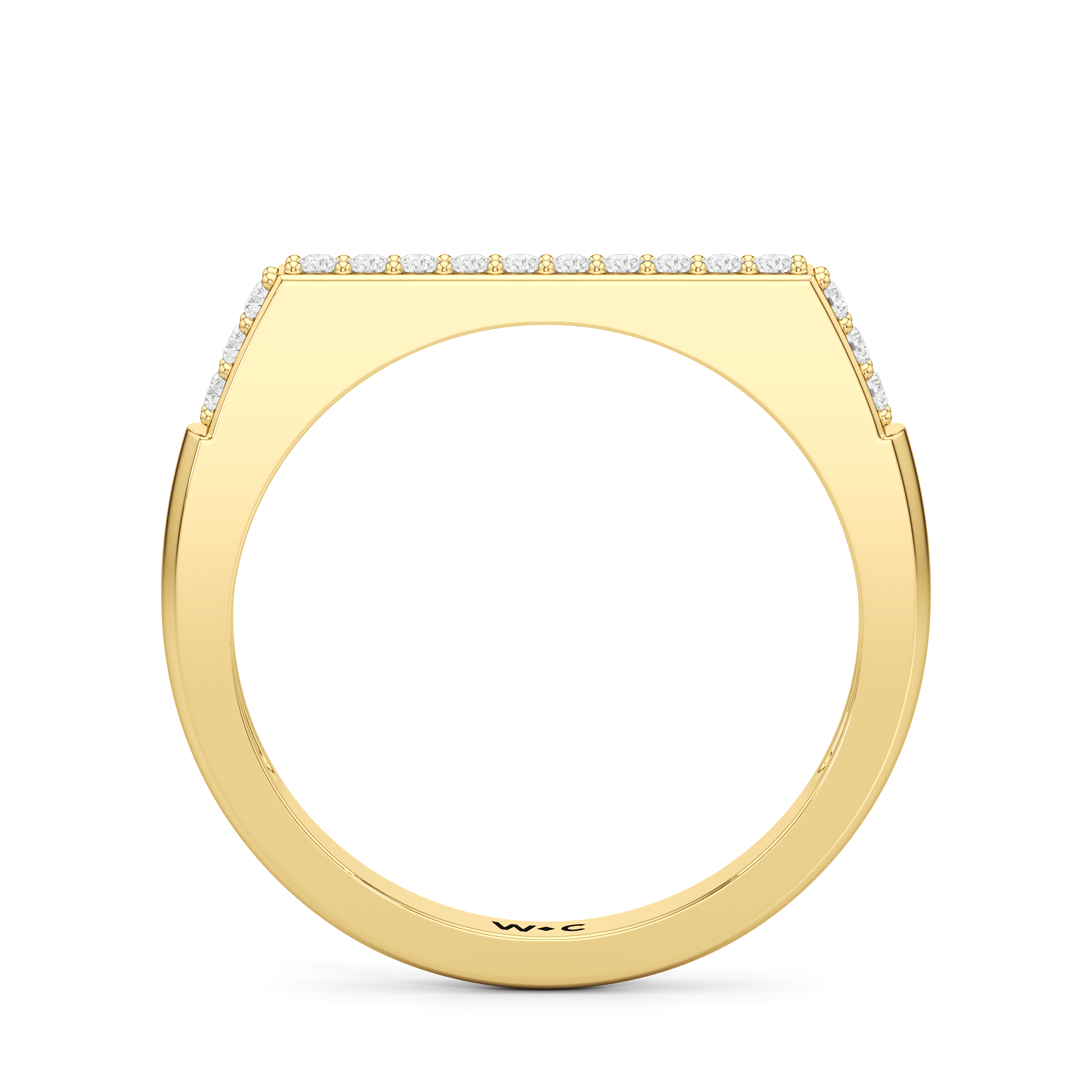 RING The Scottie Pavé Stacker Ring