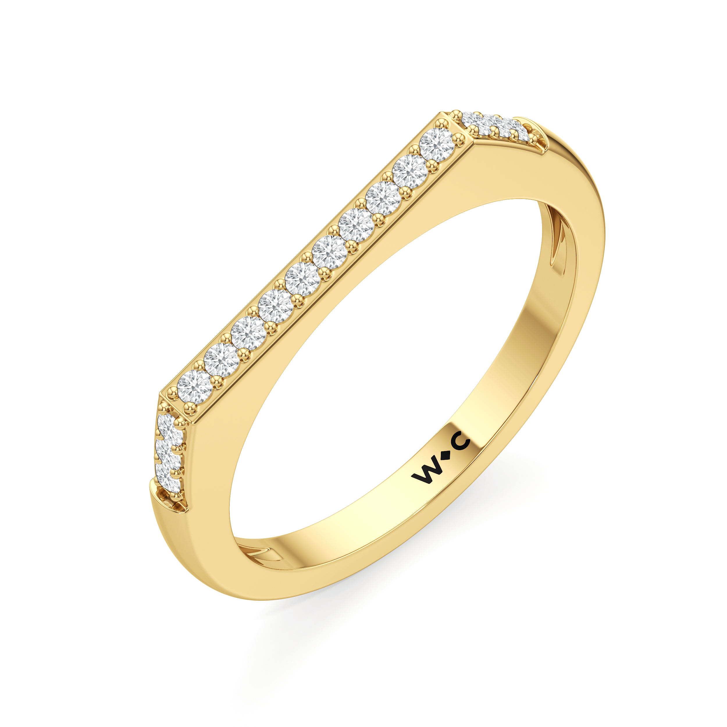 RING The Scottie Pavé Stacker Ring