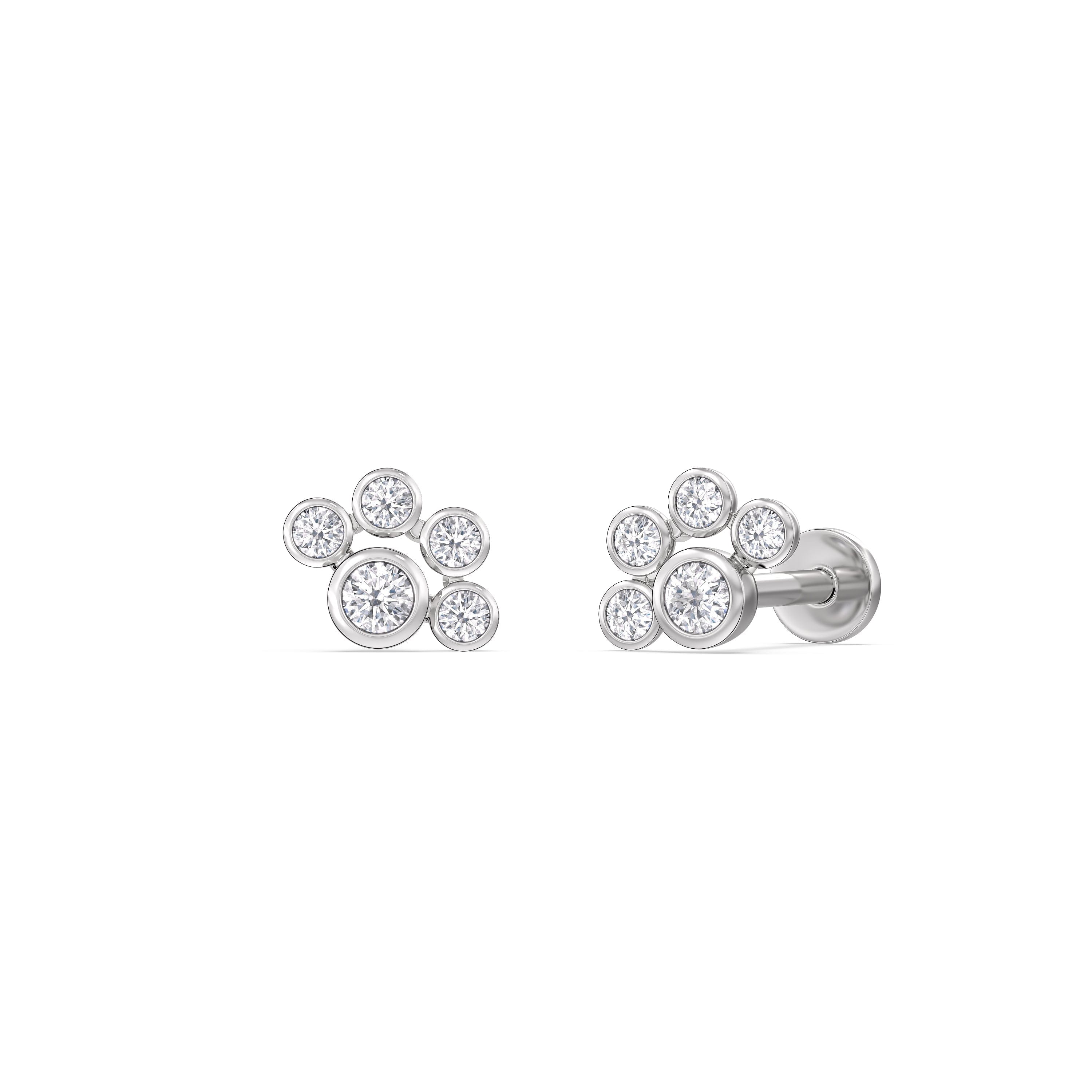 With Clarity Galaxy Flatback Studs