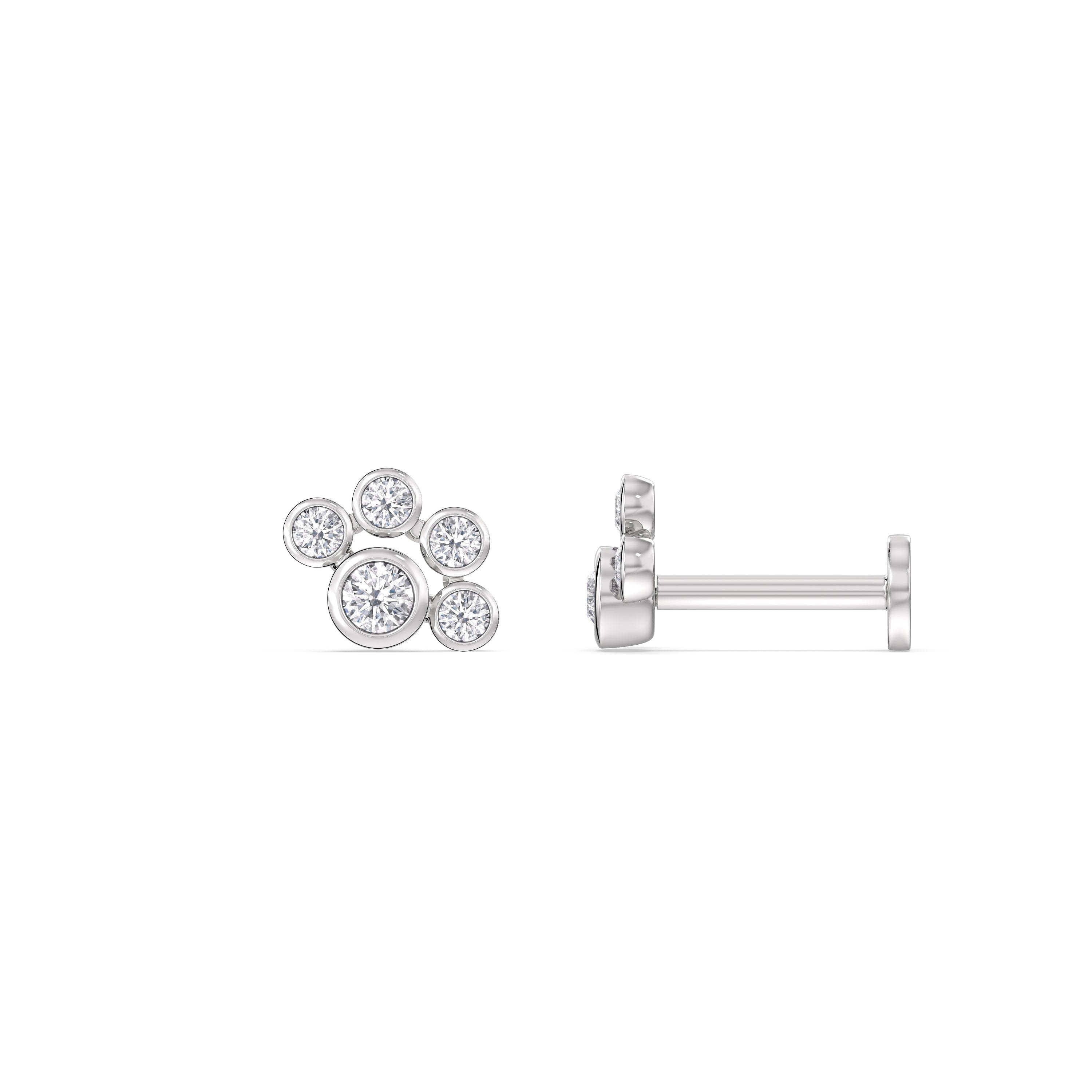 With Clarity Galaxy Flatback Studs