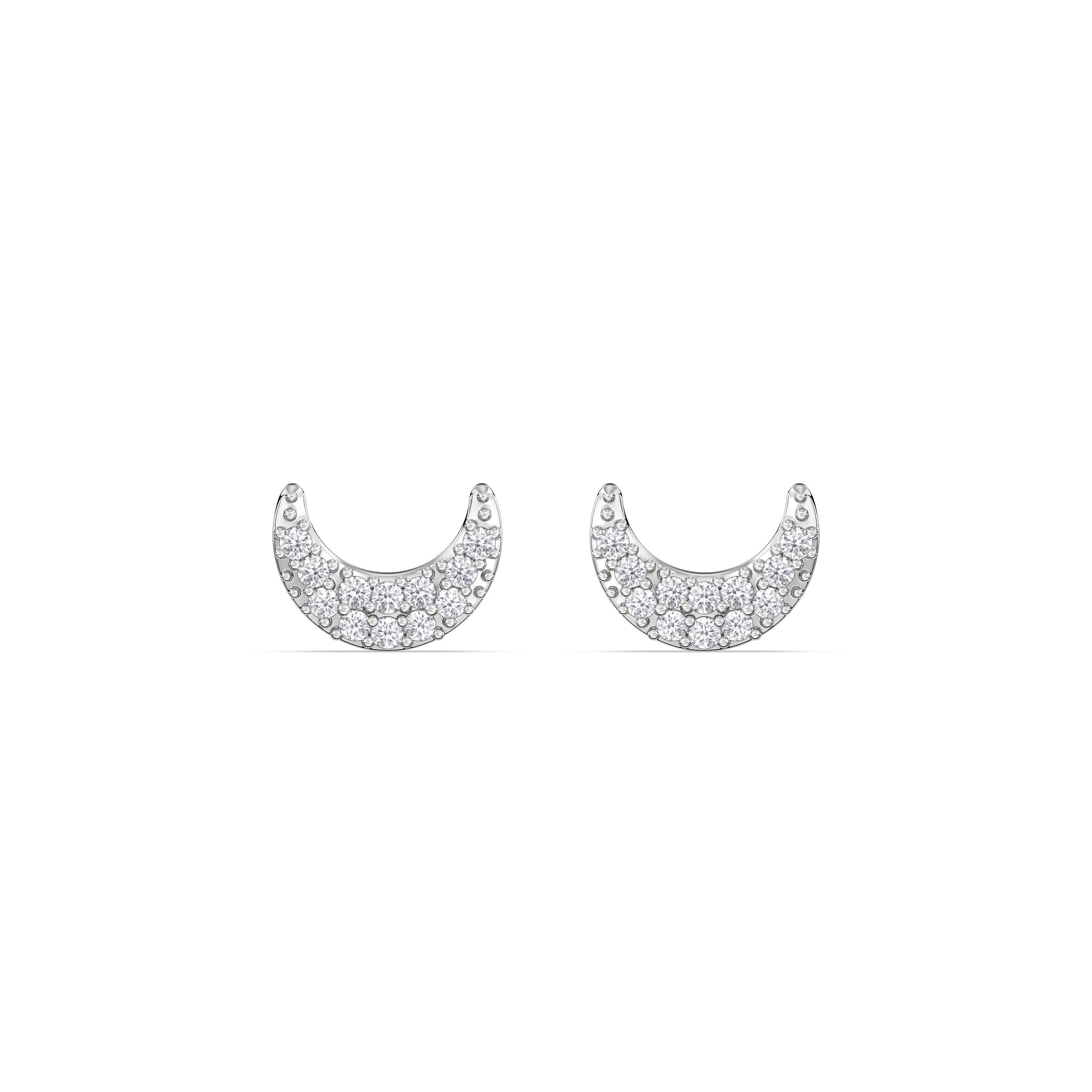 Crescent Flatback Studs