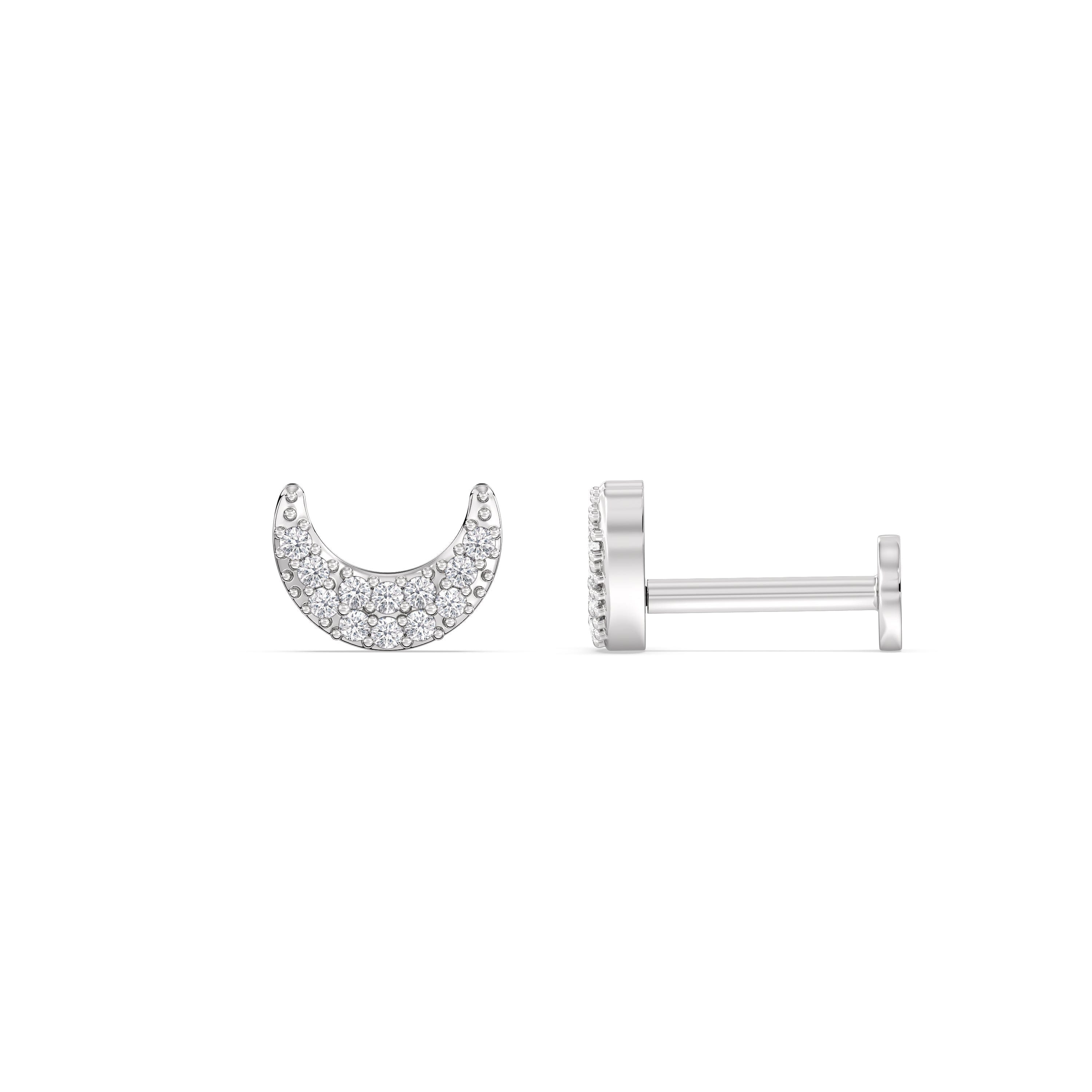 Crescent Flatback Studs