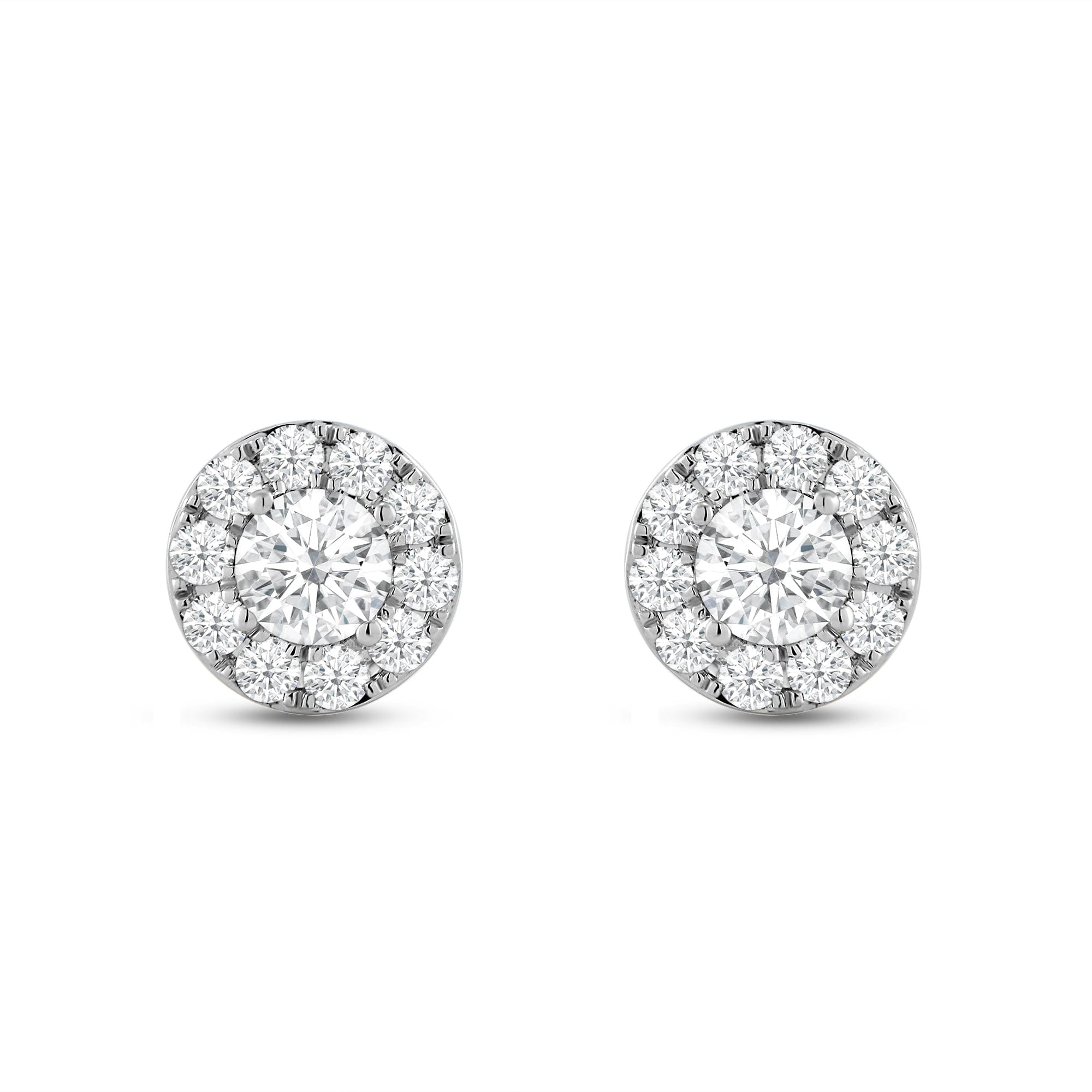 Classic Composite Diamond Stud Earrings