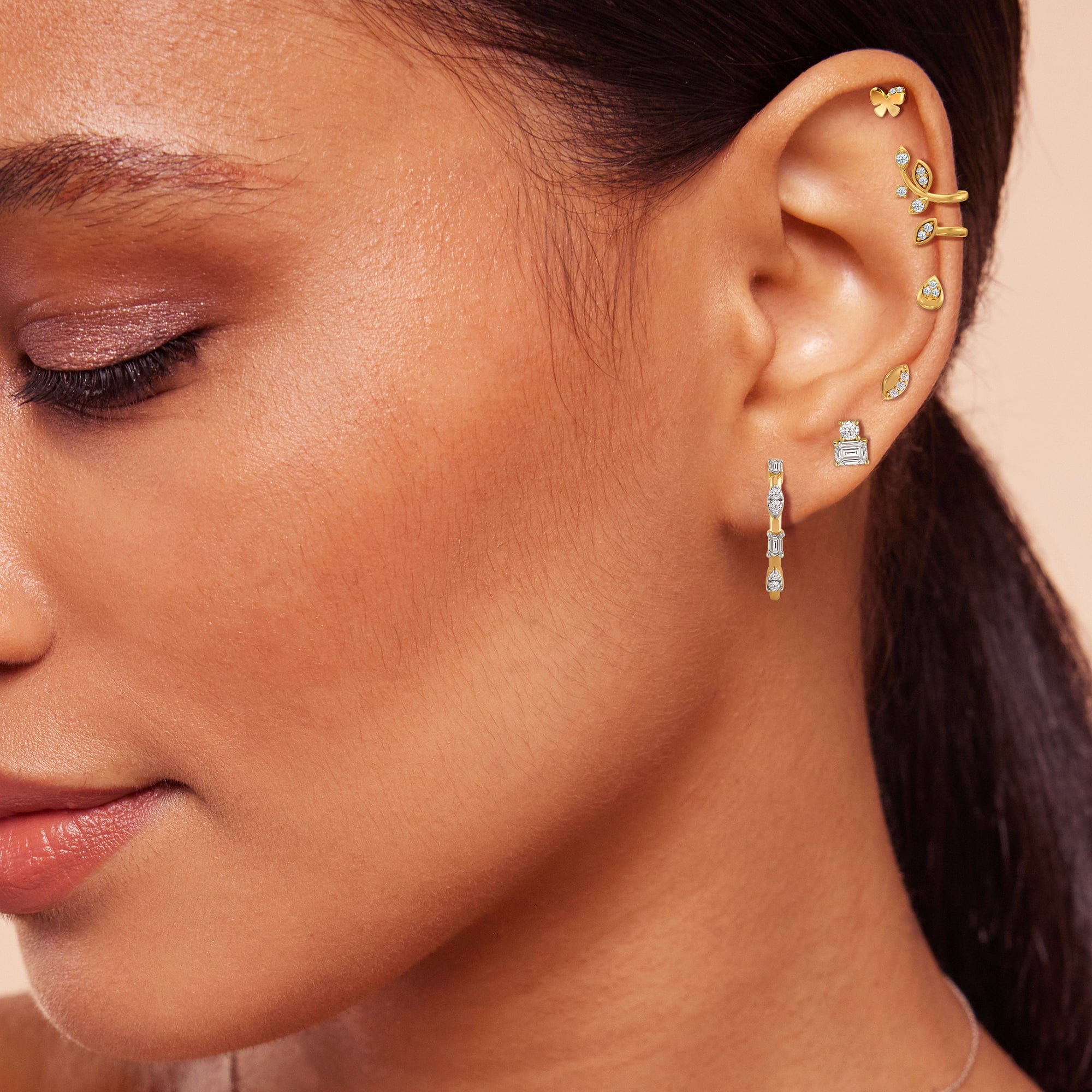 Butterfly Flatback Studs