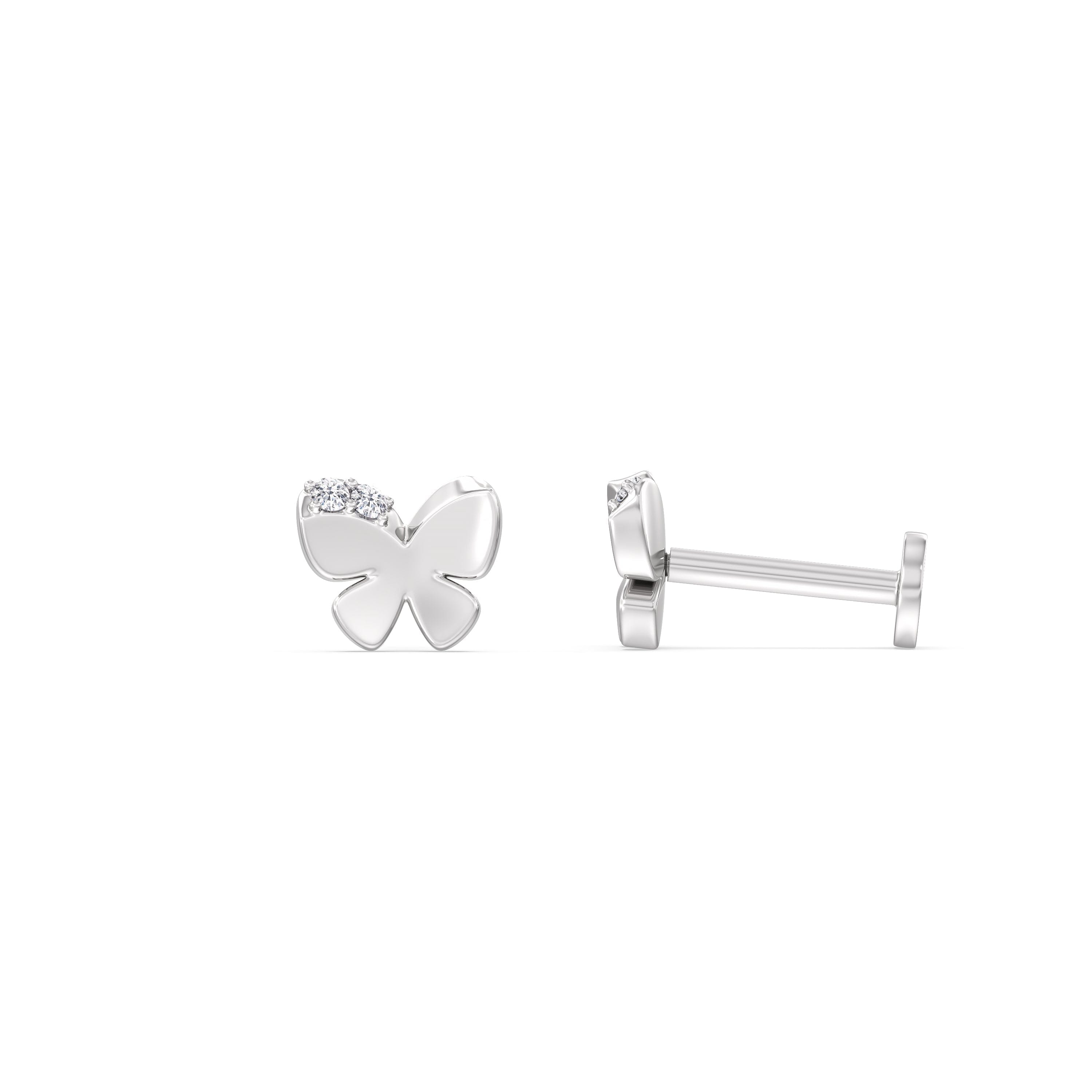 Butterfly Flatback Studs