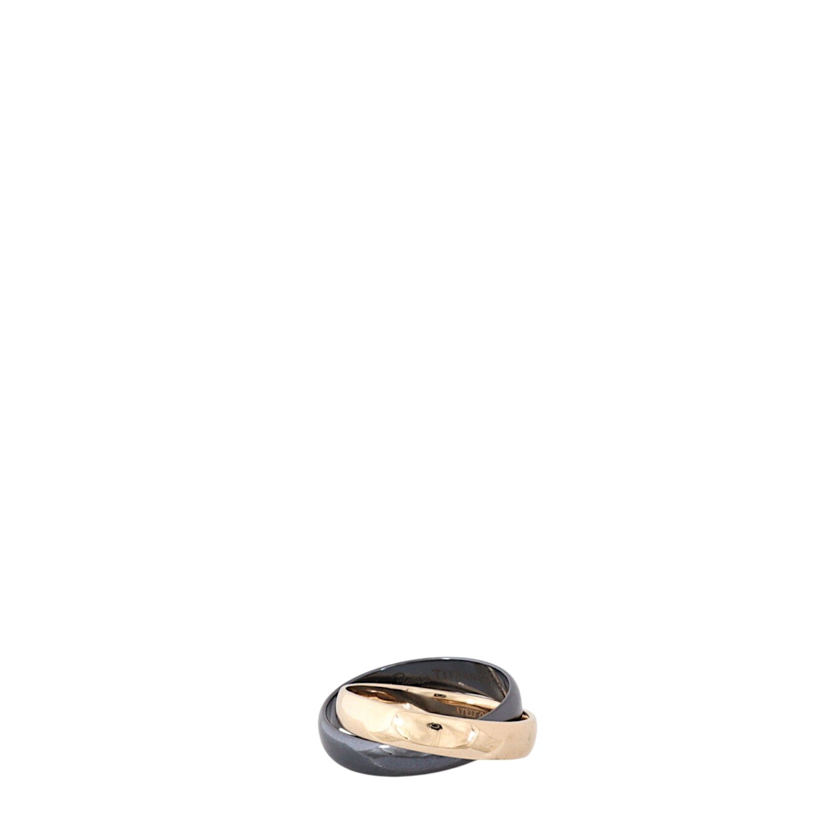 paloma picasso Tiffany & Co Paloma Picasso Melody Titanium 18k Rose Gold Ring