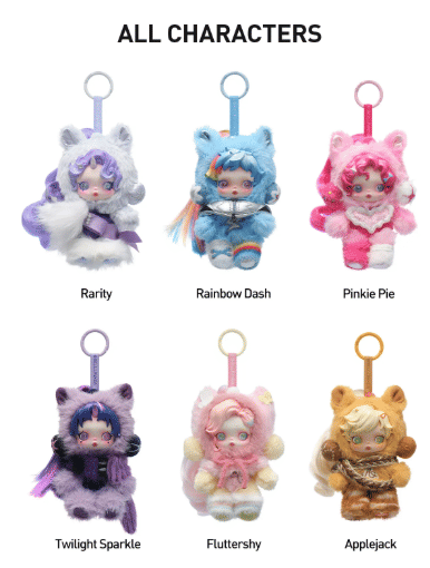 Taropudding SKULLPANDA × My Little Pony Series Plush Doll Pendant Blind Box by POP MART