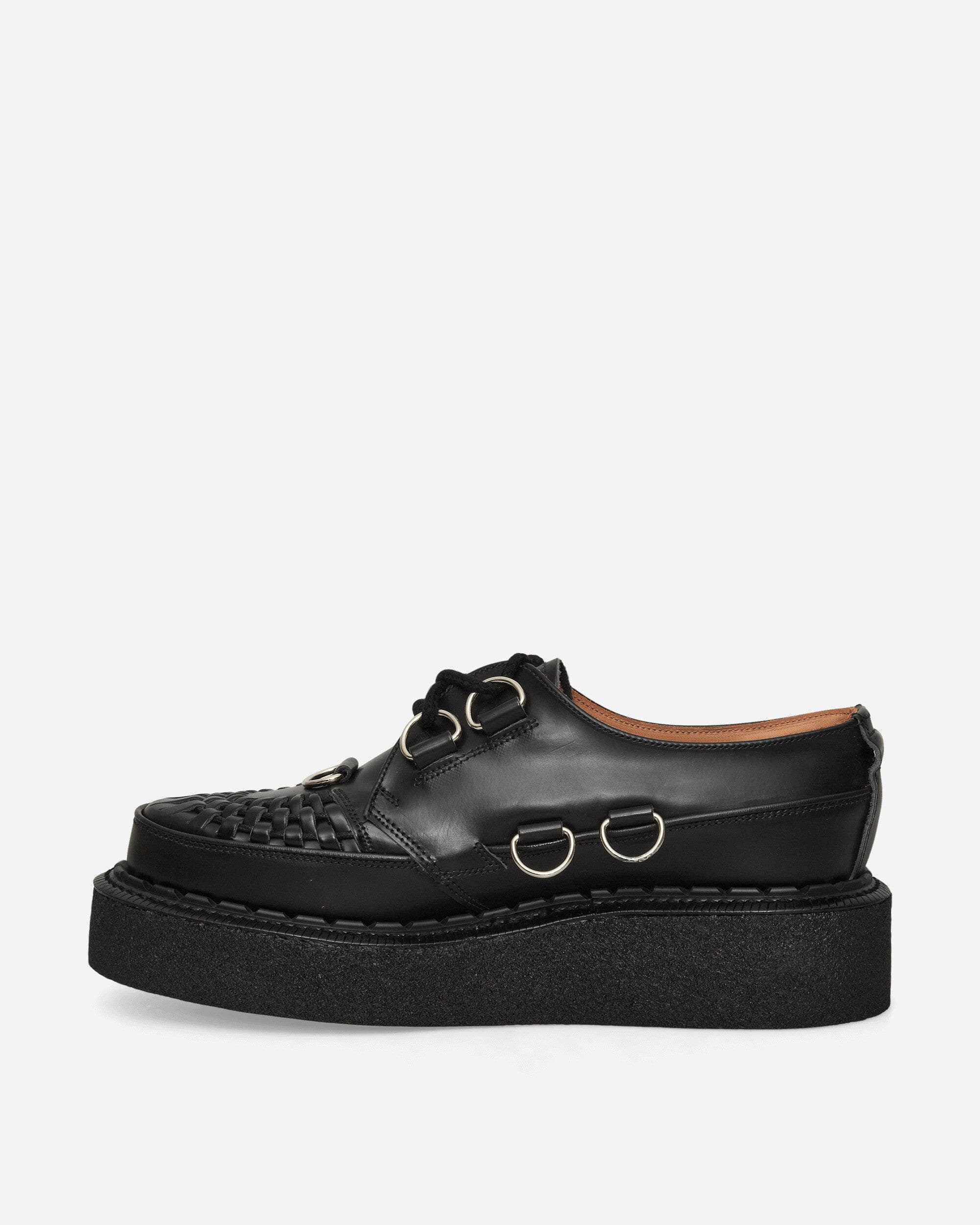 George Cox D - Ring Tie Skipton Creepers Black