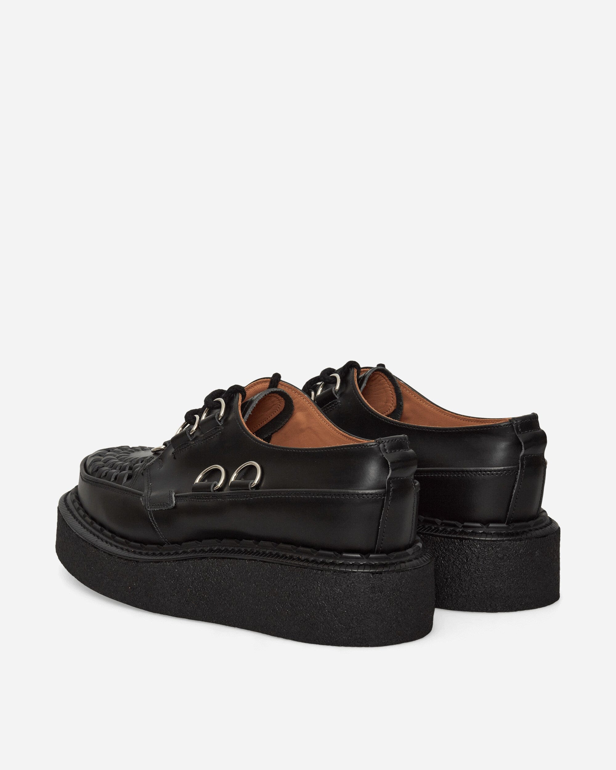 George Cox D - Ring Tie Skipton Creepers Black