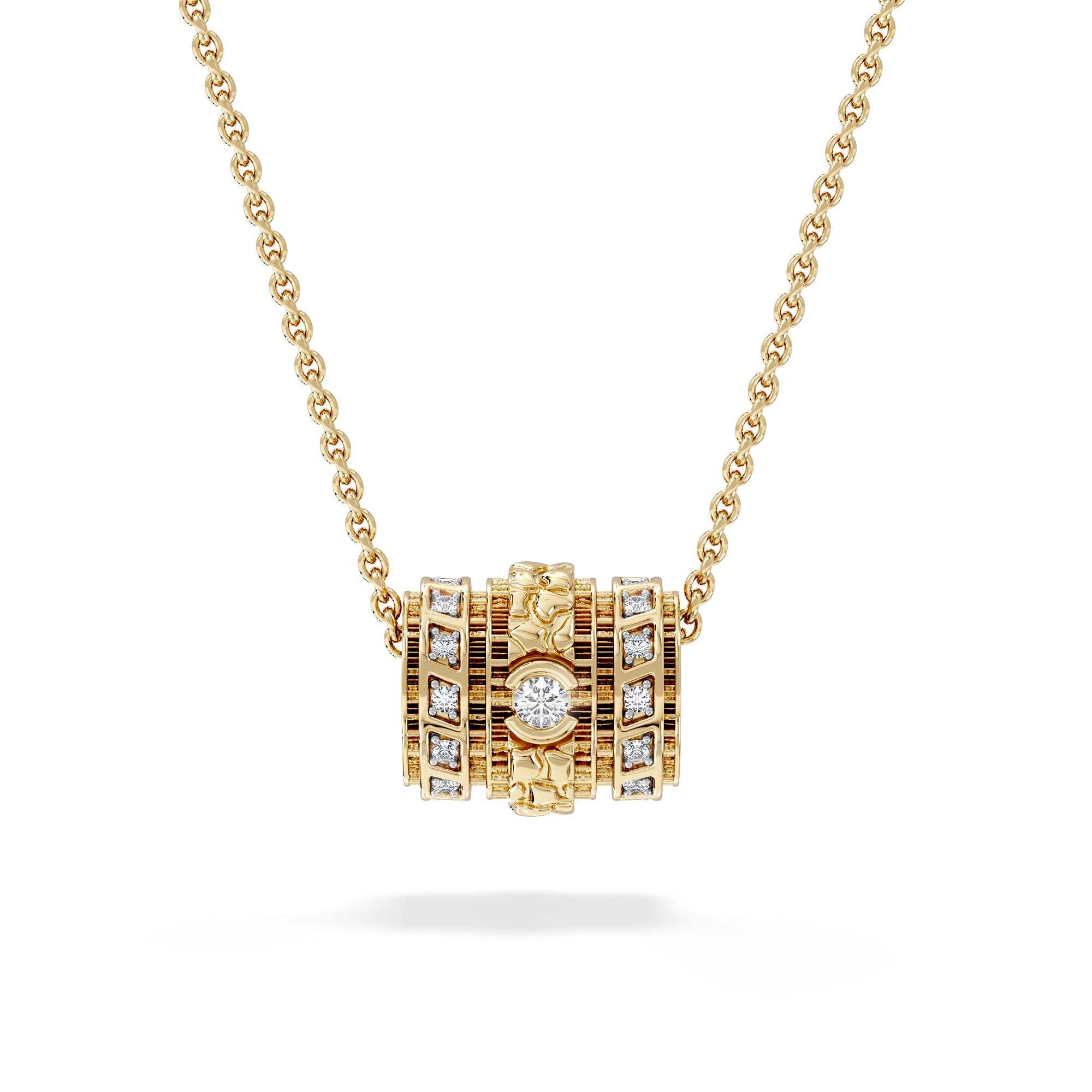 Diamond Bond 0.14ct Lab Diamond Necklace in 18K Gold Vermeil