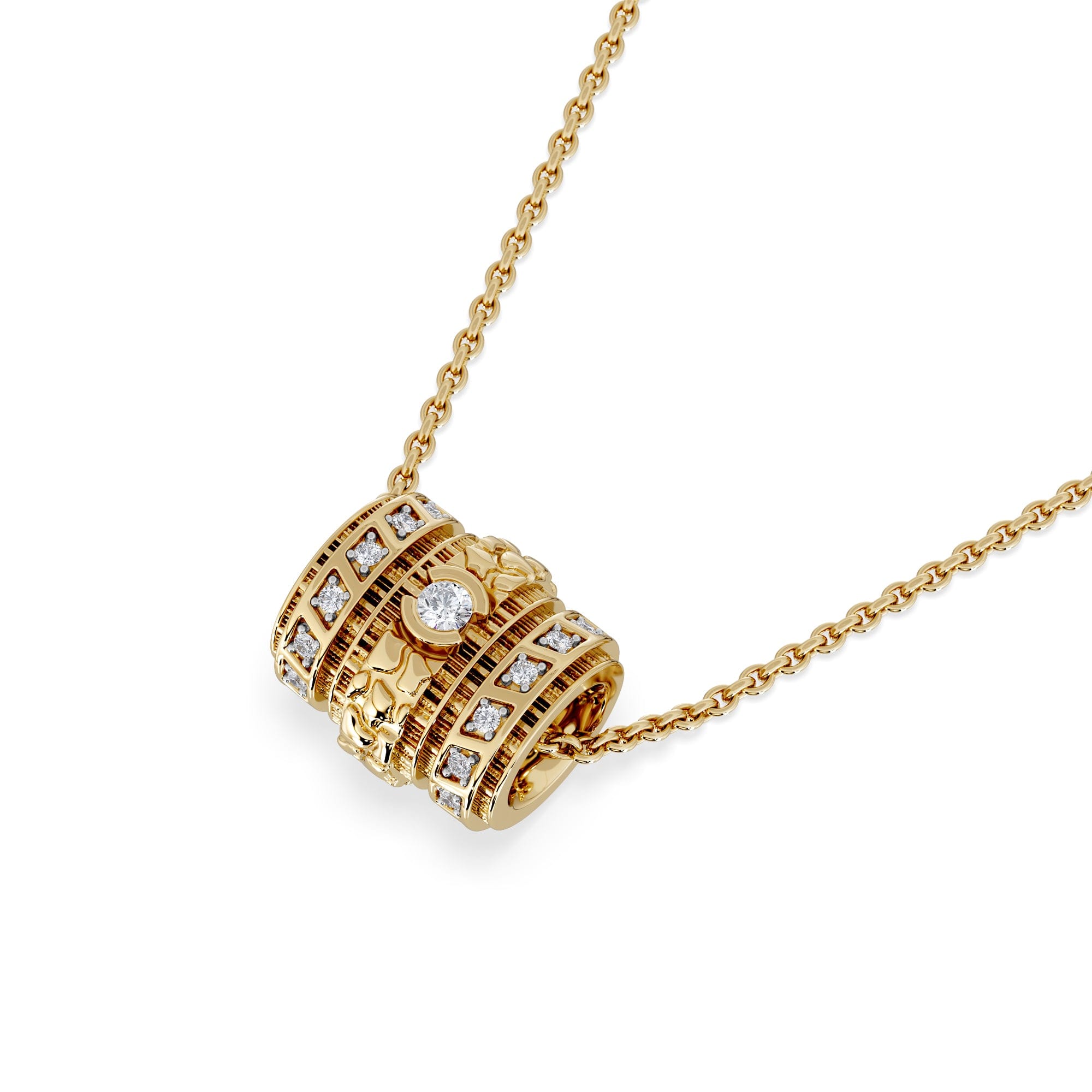 Diamond Bond 0.14ct Lab Diamond Necklace in 18K Gold Vermeil
