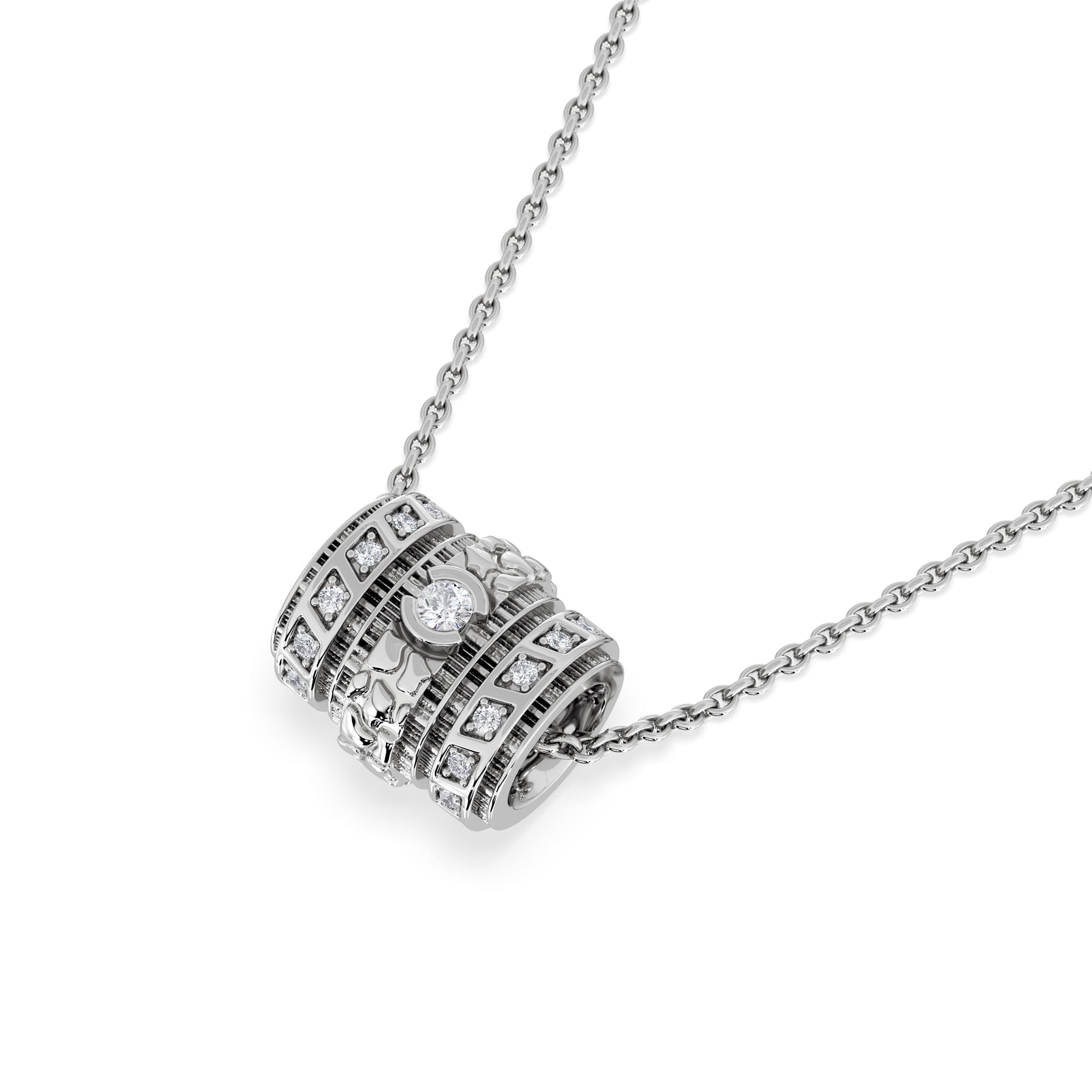 Diamond Bond 0.14ct Lab Diamond Necklace in Sterling Silver