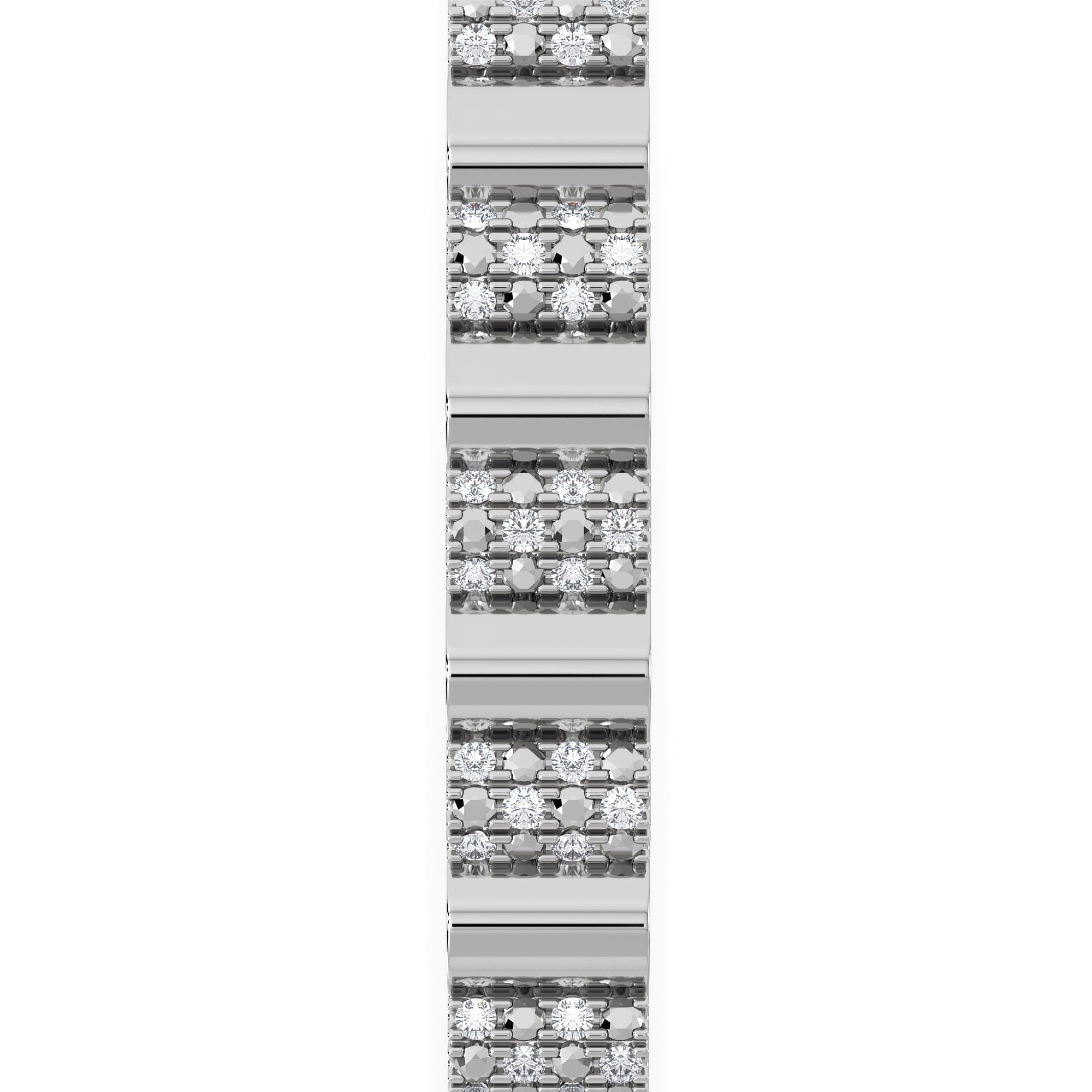 Diamond Contour 0.50ct Lab Diamond Bangle in Sterling Silver