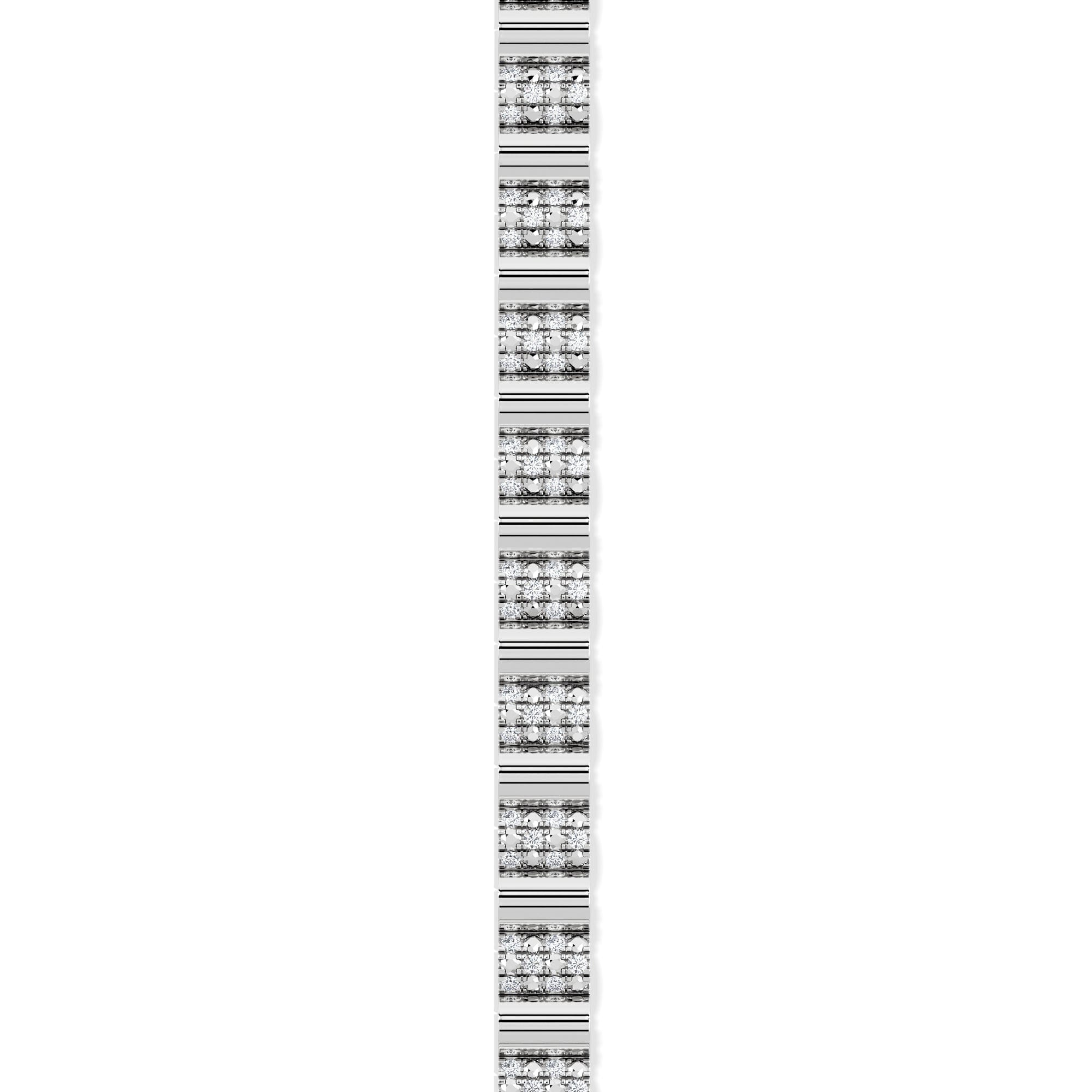 Diamond Contour 0.55ct Lab Diamond Bracelet in Sterling Silver