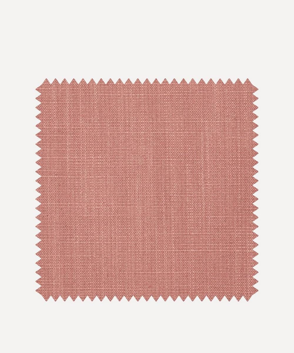 Liberty Interiors Fabric Swatch - Plain Lustre Linen in Slipper