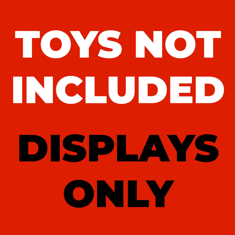 Larrys3dprints BITTY POPS in Acrylic Sleeves - Display Case for Funko Bitty Pops, Wall Mountable & Stackable Pop Shelf (3D Printed)