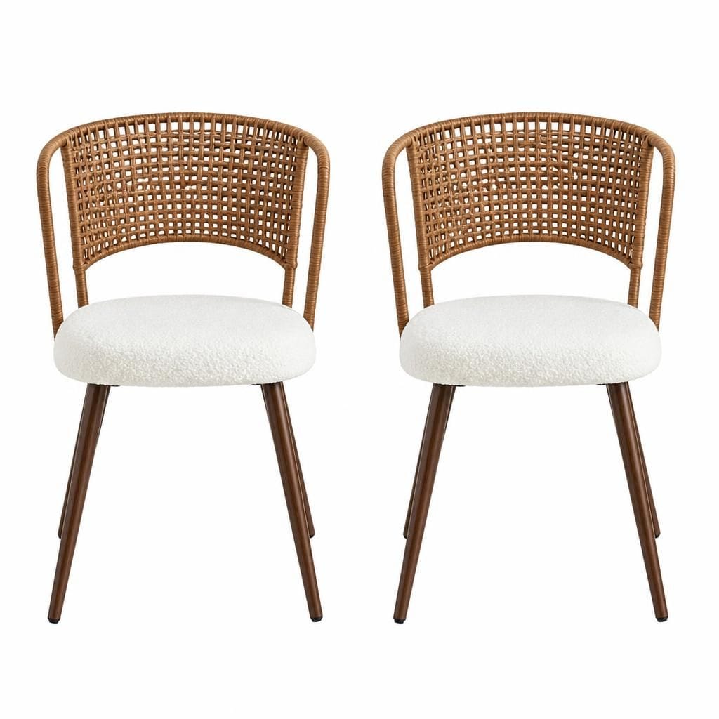 TWO GOODSILO Two Piece Dining Chair Set For Home And Kitchen