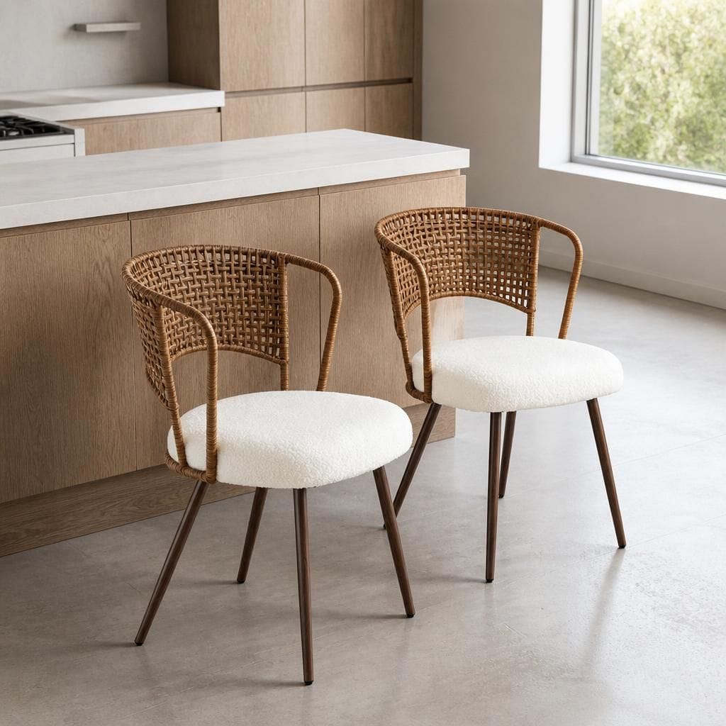 TWO GOODSILO Two Piece Dining Chair Set For Home And Kitchen