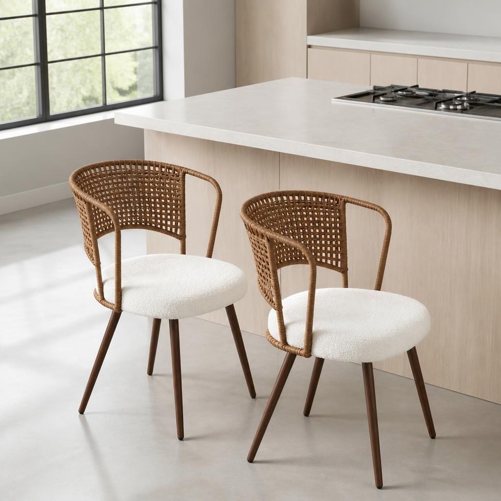 TWO GOODSILO Two Piece Dining Chair Set For Home And Kitchen