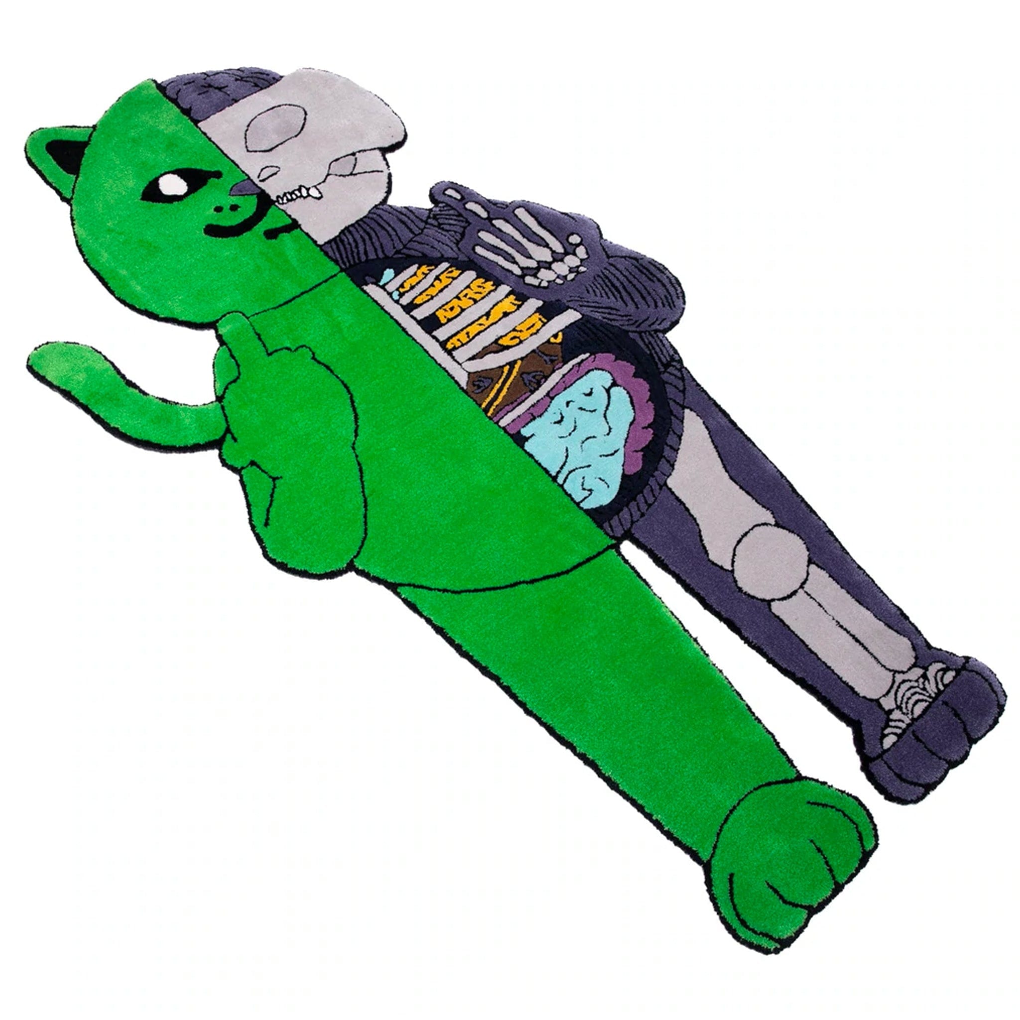 Ripndip Alien Anatomy 6 Ft Rug
