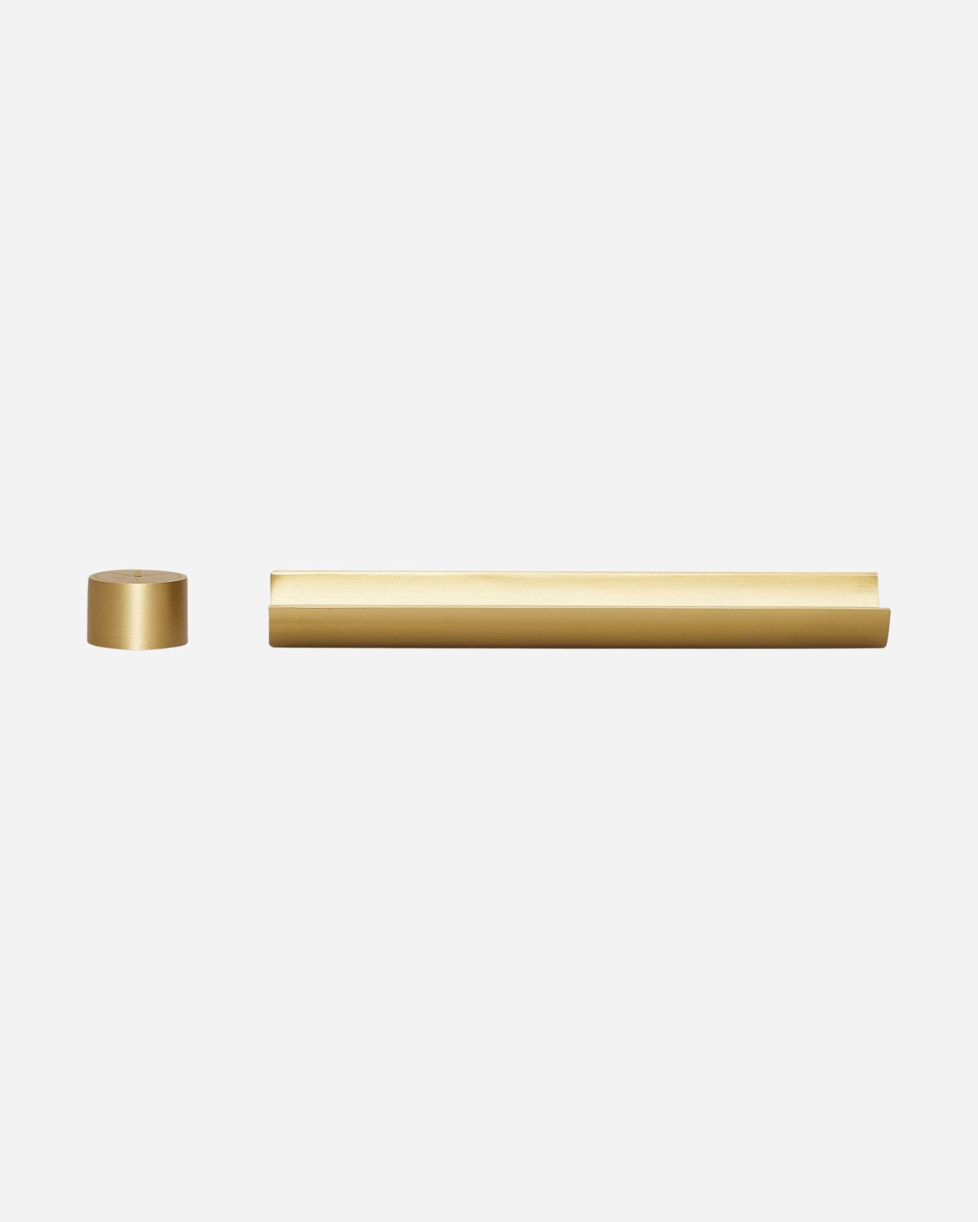 Mister Green Half Pipe W/ Cylinder Burner Brass