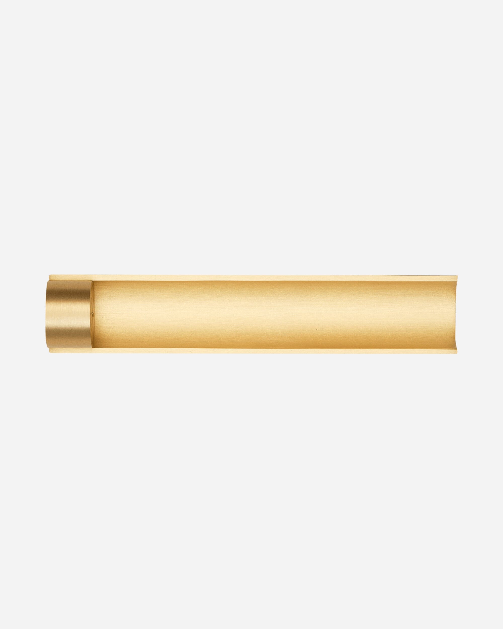 Mister Green Half Pipe W/ Cylinder Burner Brass