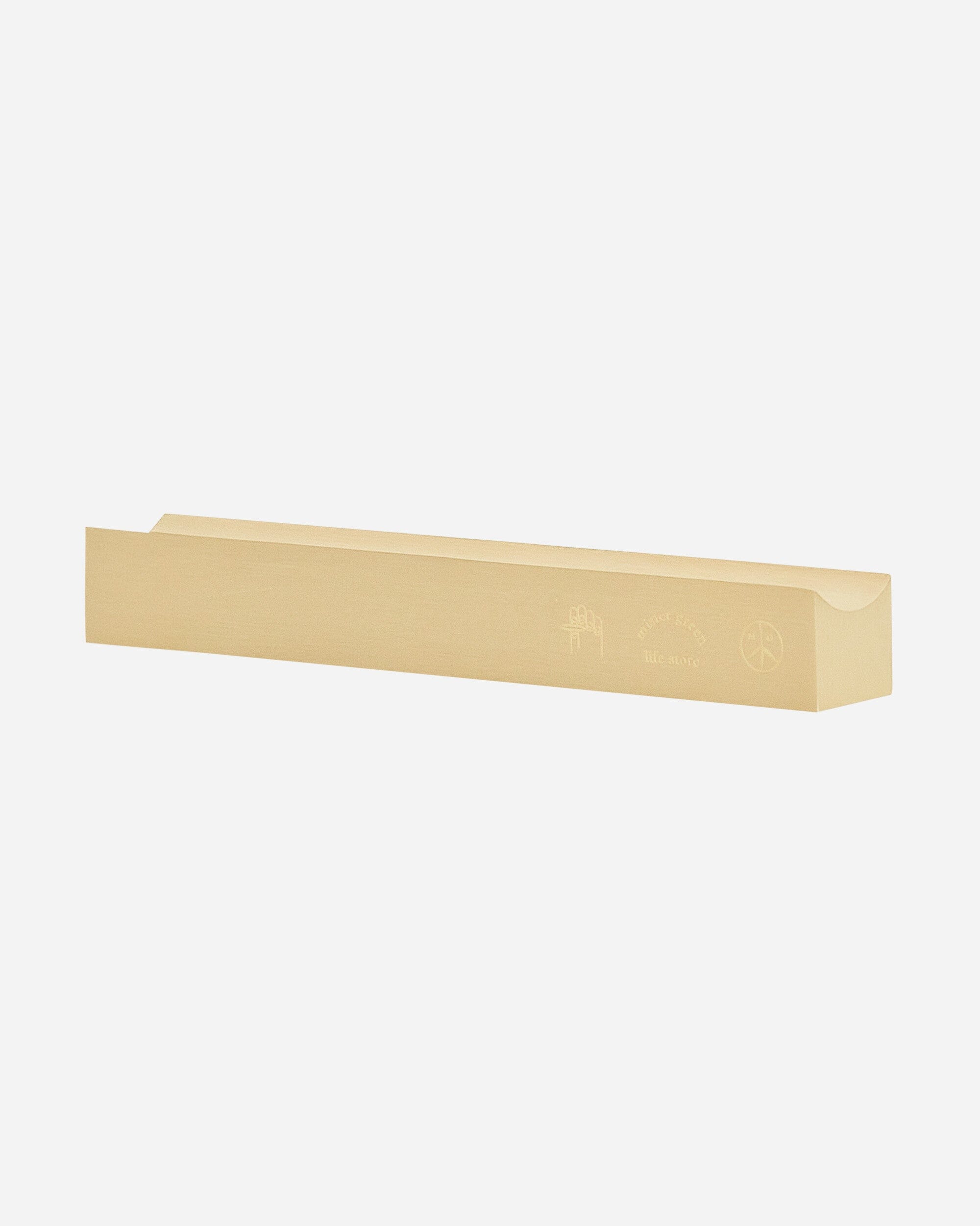 Mister Green Trifecta Logo Bar Burner Brass