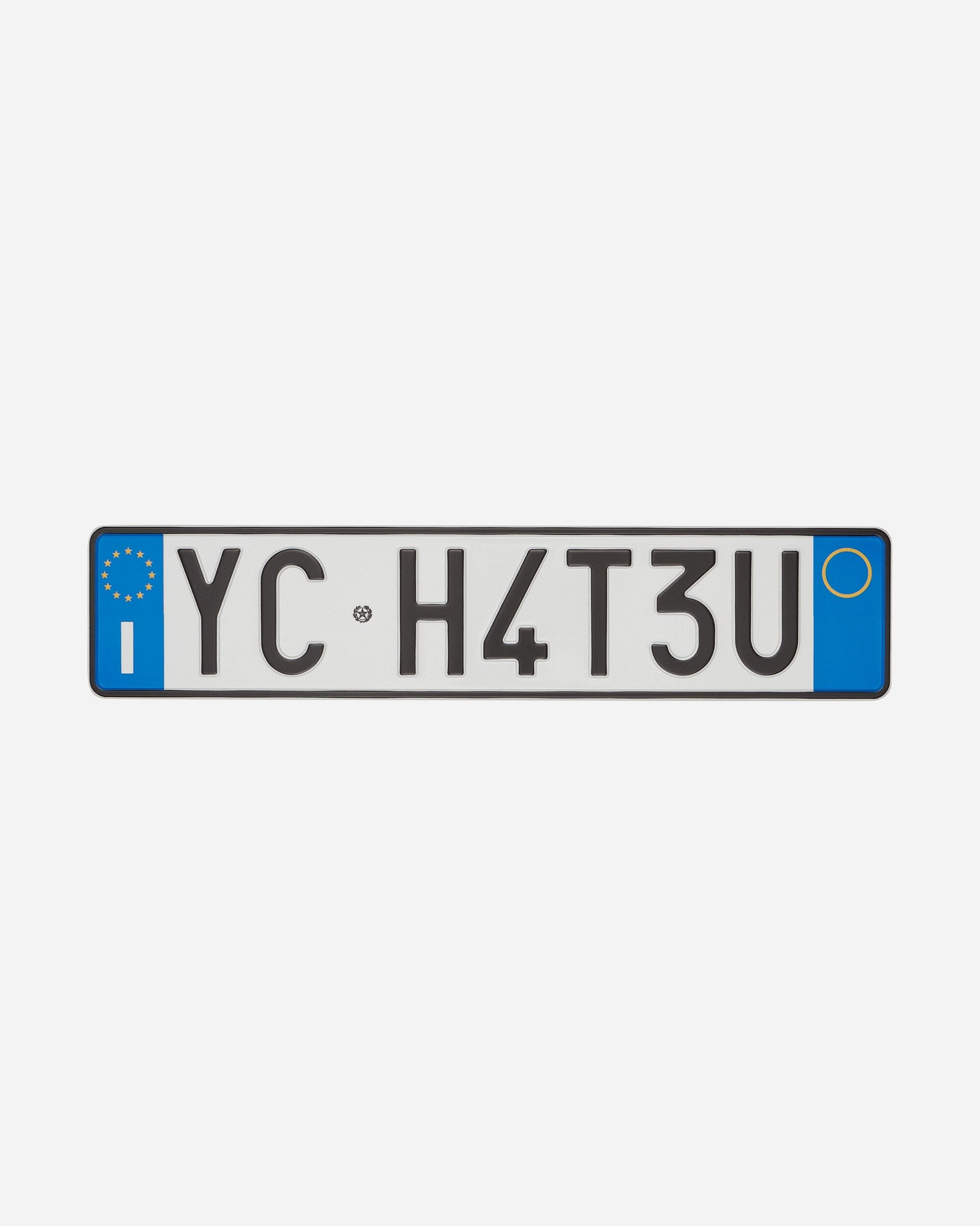 Youth Club License Plate Multicolor