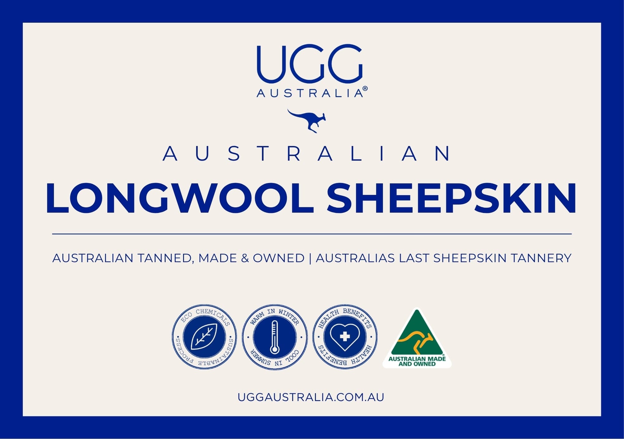 UGG Australia Rug Sheepskin Long Wool | Standard