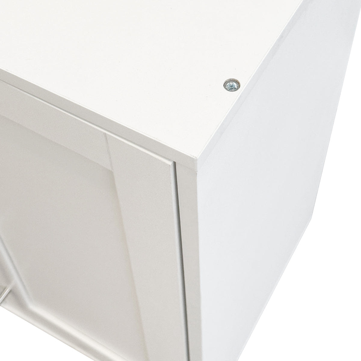 DOORS Streamdale L - Shaped Wall - Mounted Storage Cabinet with 2 Doors & 3 Shelves